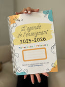Agenda de l’Enseignant 2025-2026 : Maternelle | Primaire format relié