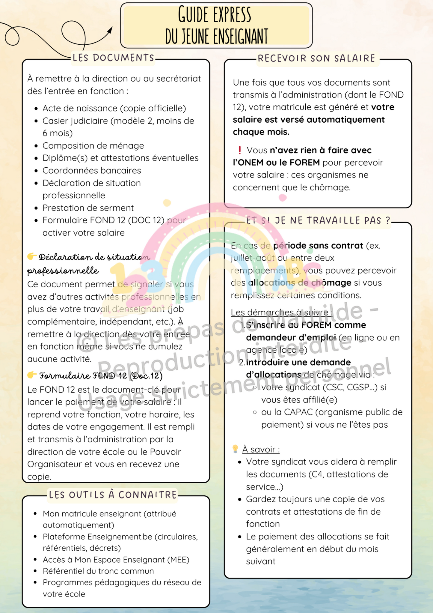L’Agenda de l’Enseignant 2025-2026: Maternelle | Primaire Farde à anneaux