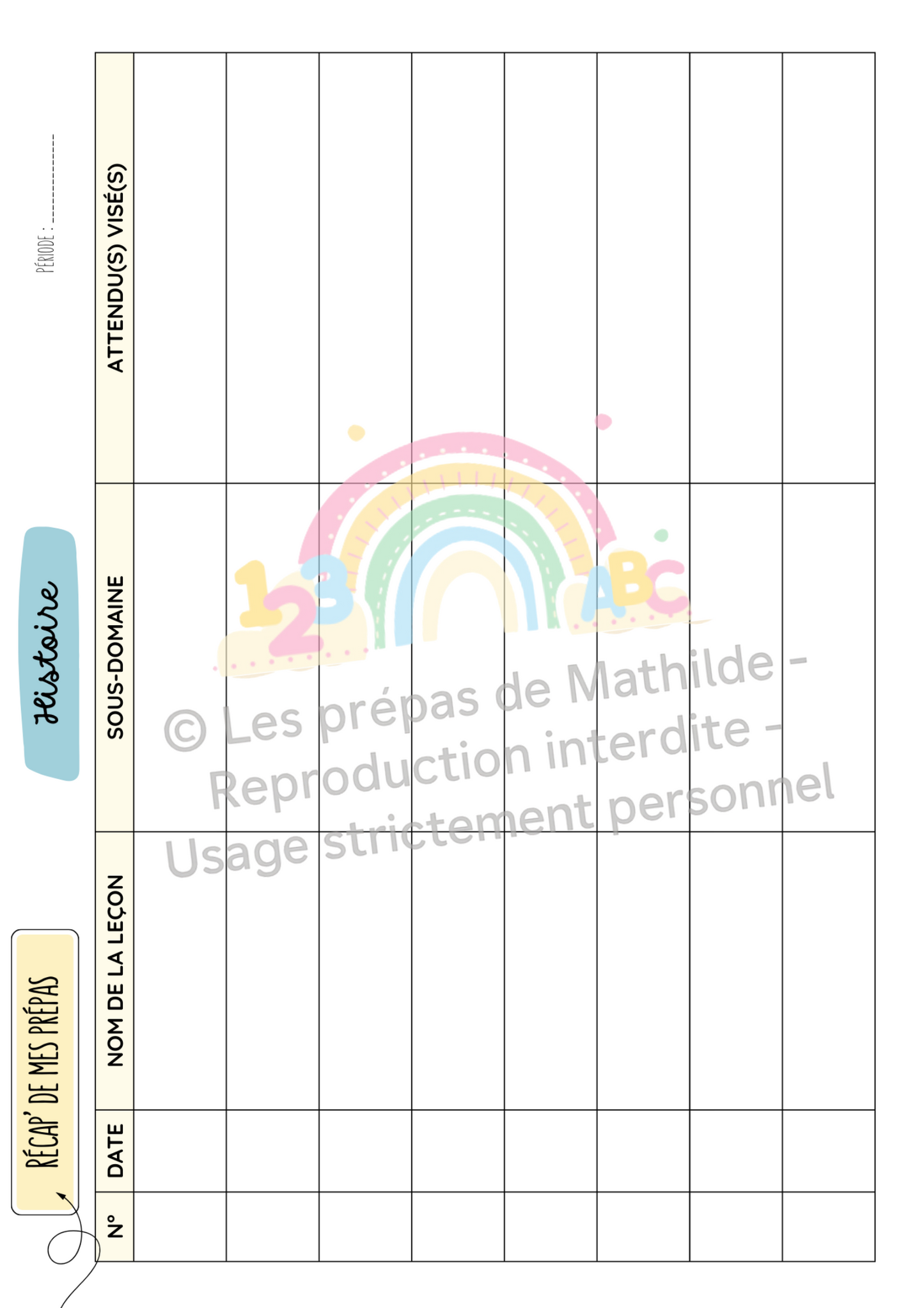 L’Agenda de l’Enseignant 2025-2026: Maternelle | Primaire Farde à anneaux