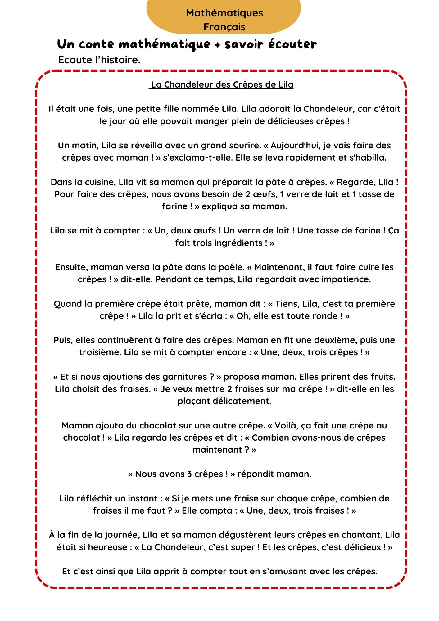 Mini Dossier Gratuit : la Chandeleur