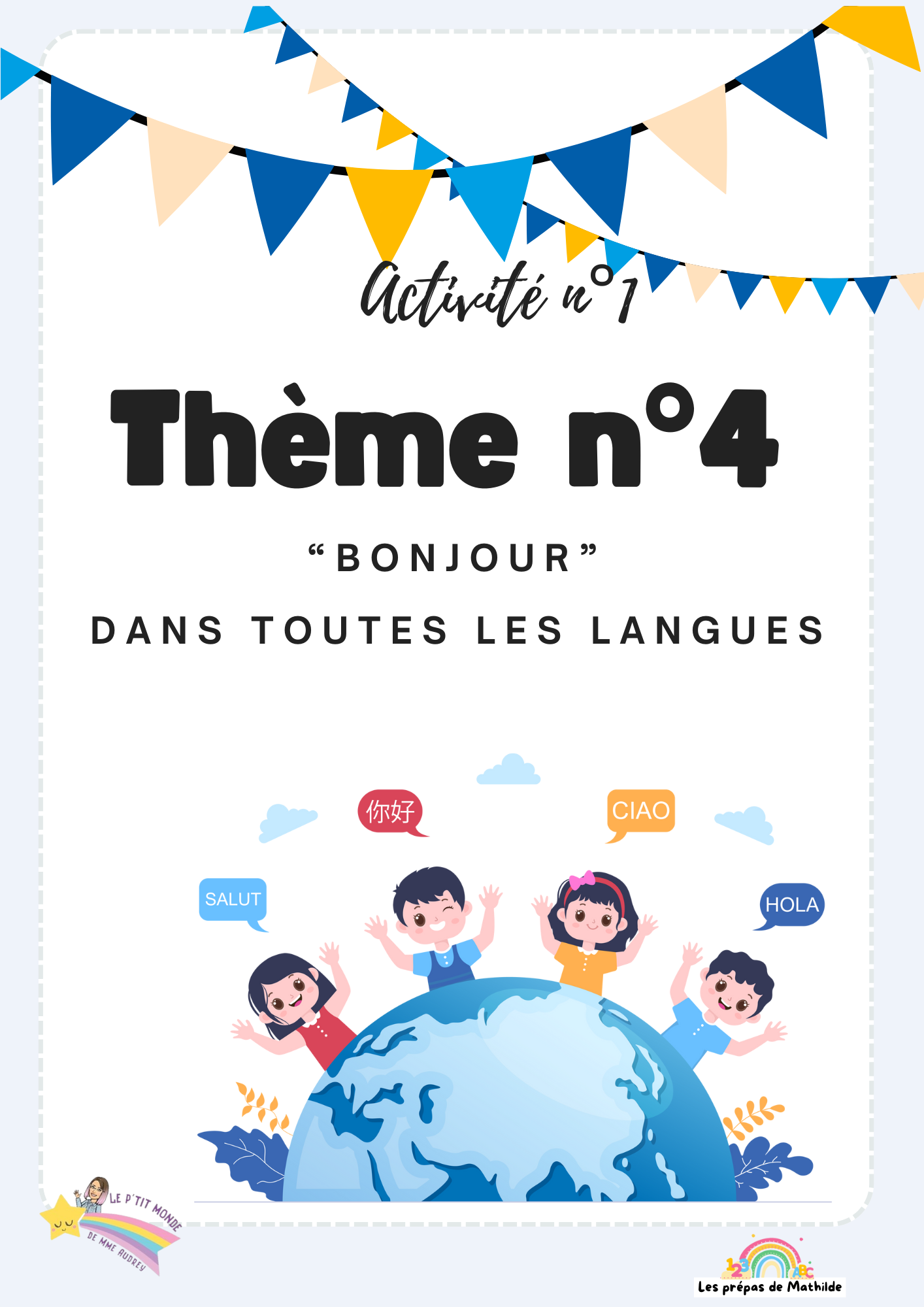 Cahier d'Éveil aux Langues Maternelle & Primaire (Plus de 400 Pages d'Activités!)