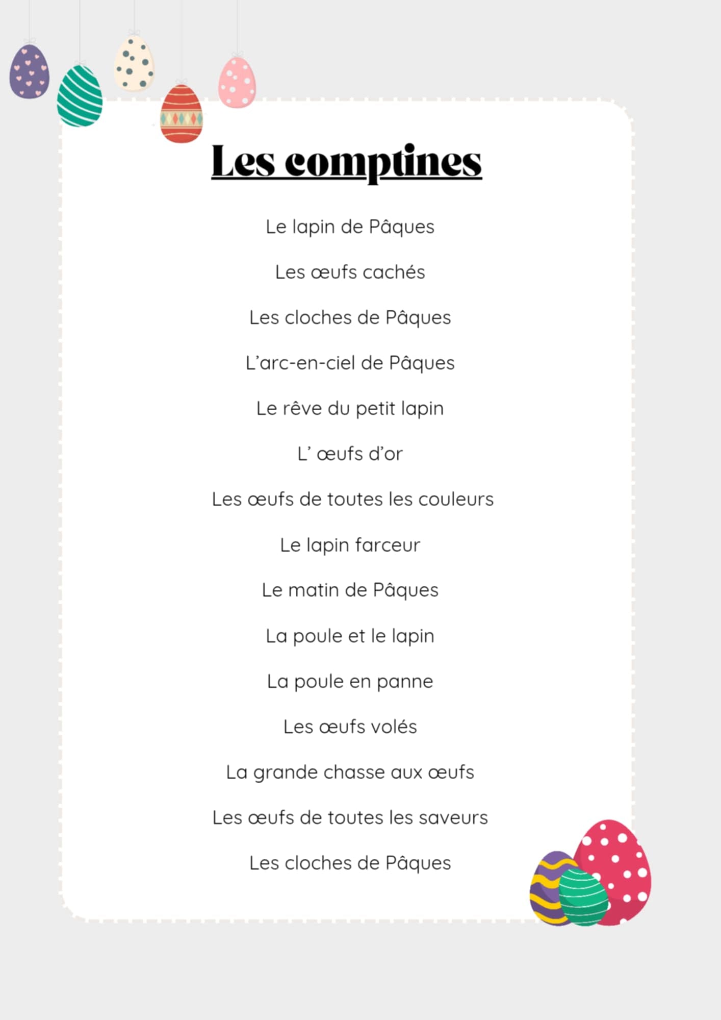 💛🐣 Super Pack Pâques/ Printemps (Comptines + Cahiers autonomes+dossier de manipulation)