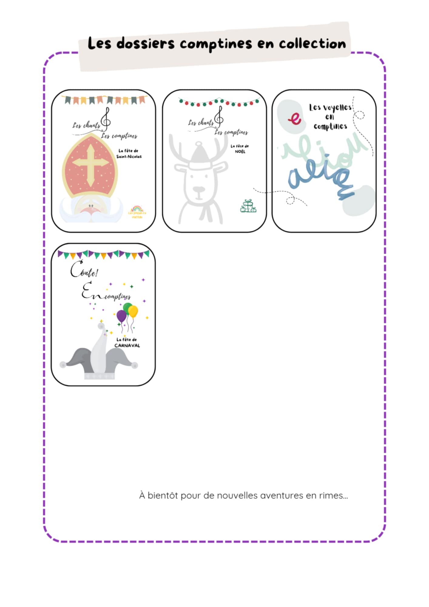 Comptines inédites : Pâques/Printemps (M1 à P2) 🐣🌼