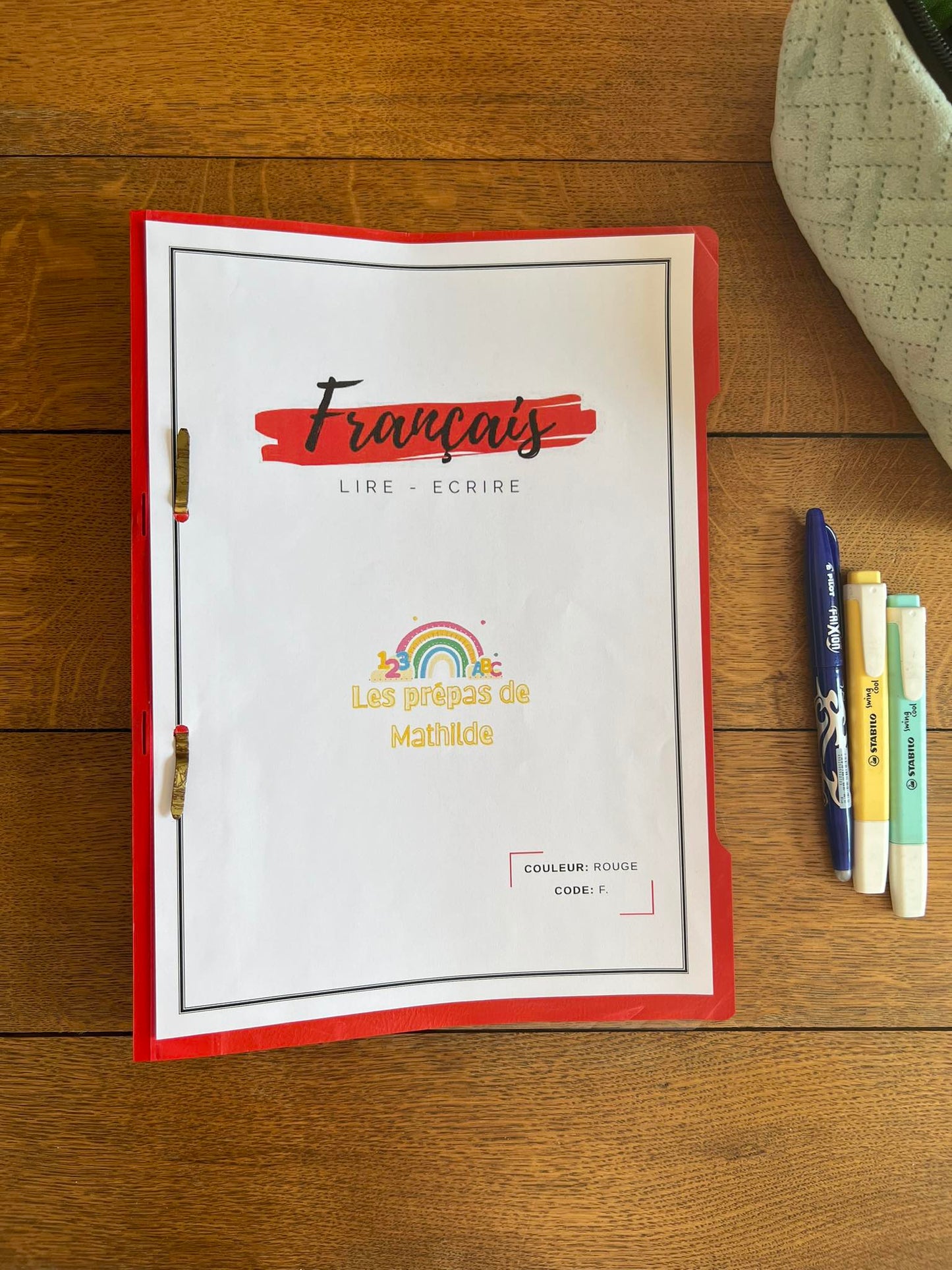 Préparation maternelle en lien avec le référentiel Belge: Français : Lire/ écrire