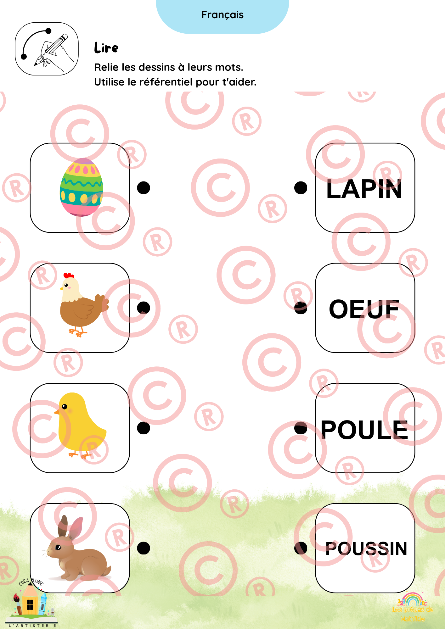 🐰 Cahiers autonomes – Pâques & Printemps | ACC · M1 · M2 · M3