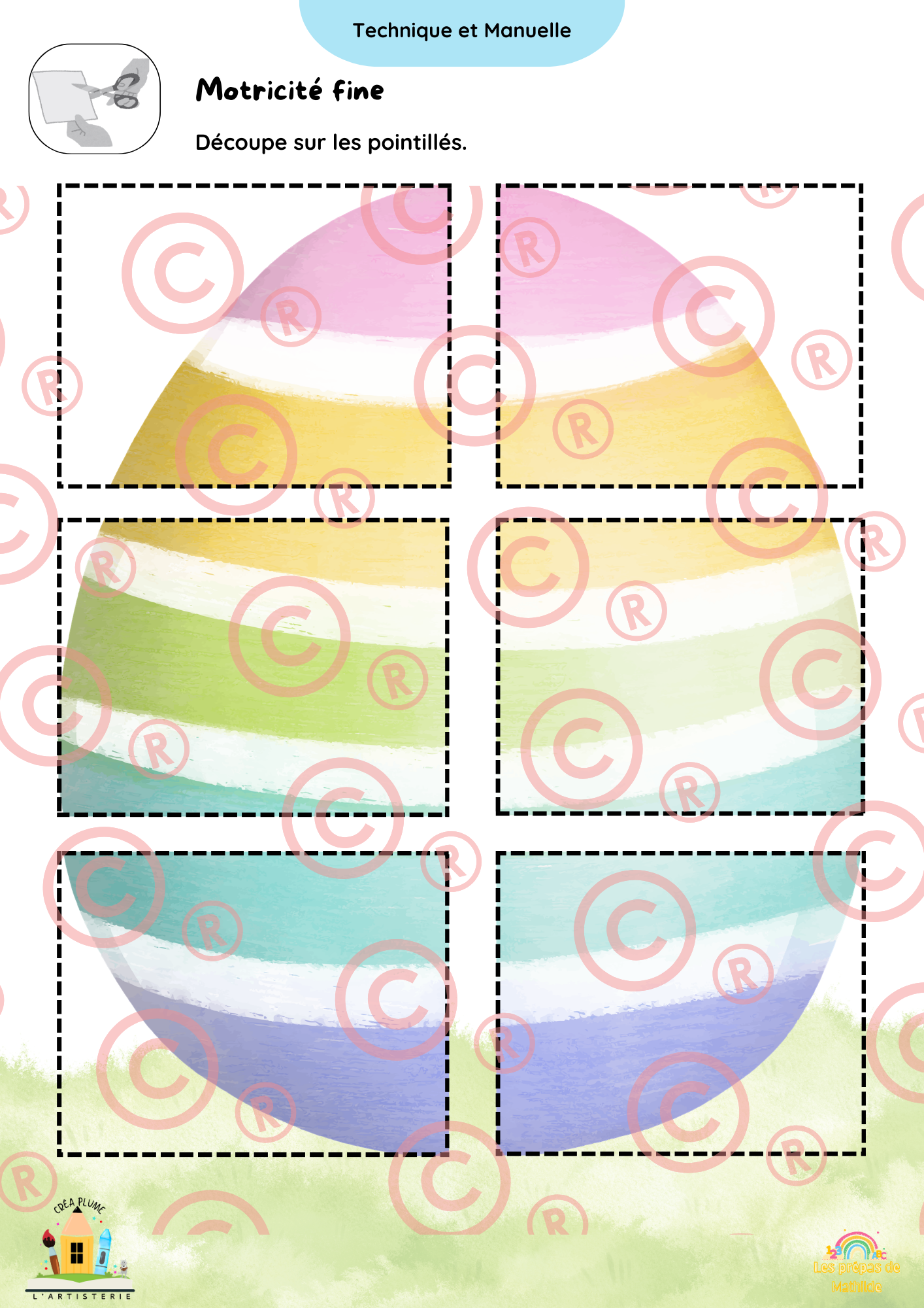 🐰 Cahiers autonomes – Pâques & Printemps | ACC · M1 · M2 · M3