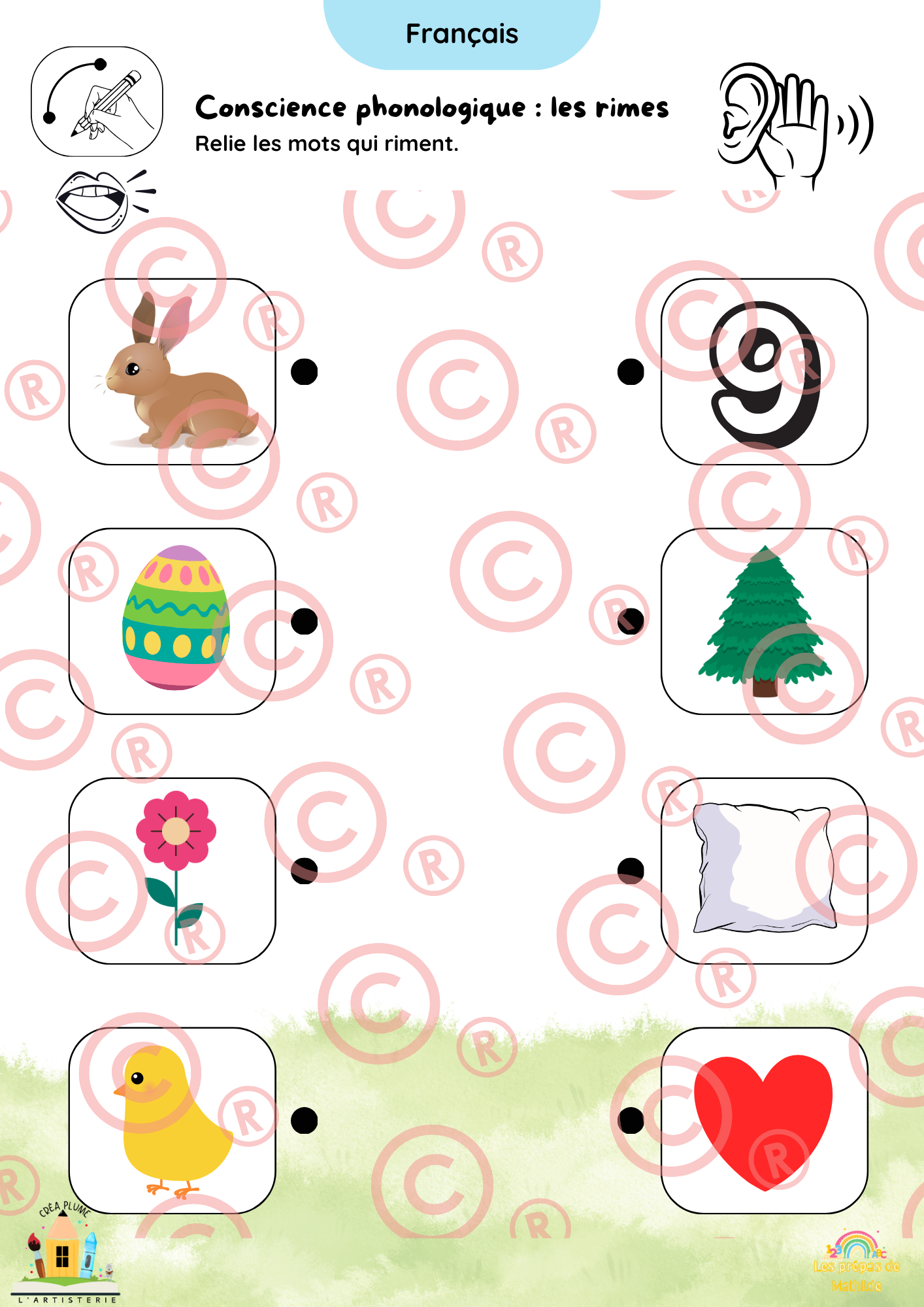 🐰 Cahiers autonomes – Pâques & Printemps | ACC · M1 · M2 · M3