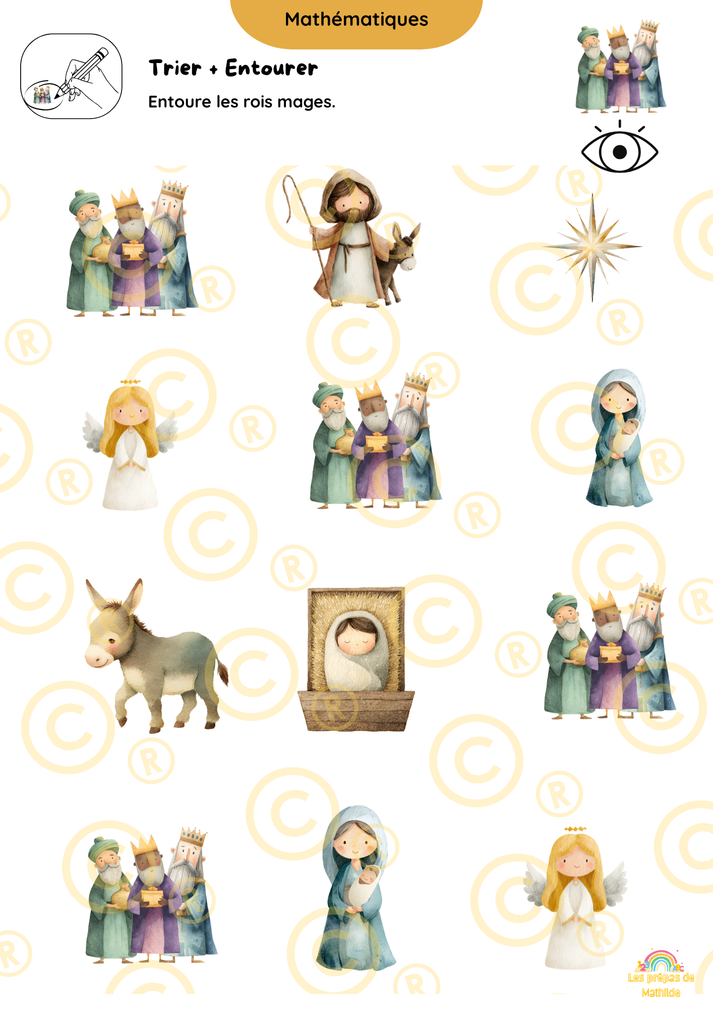 Cahiers autonomes : l'Épiphanie/Galette des rois (Accueil, M1, M2,M3)