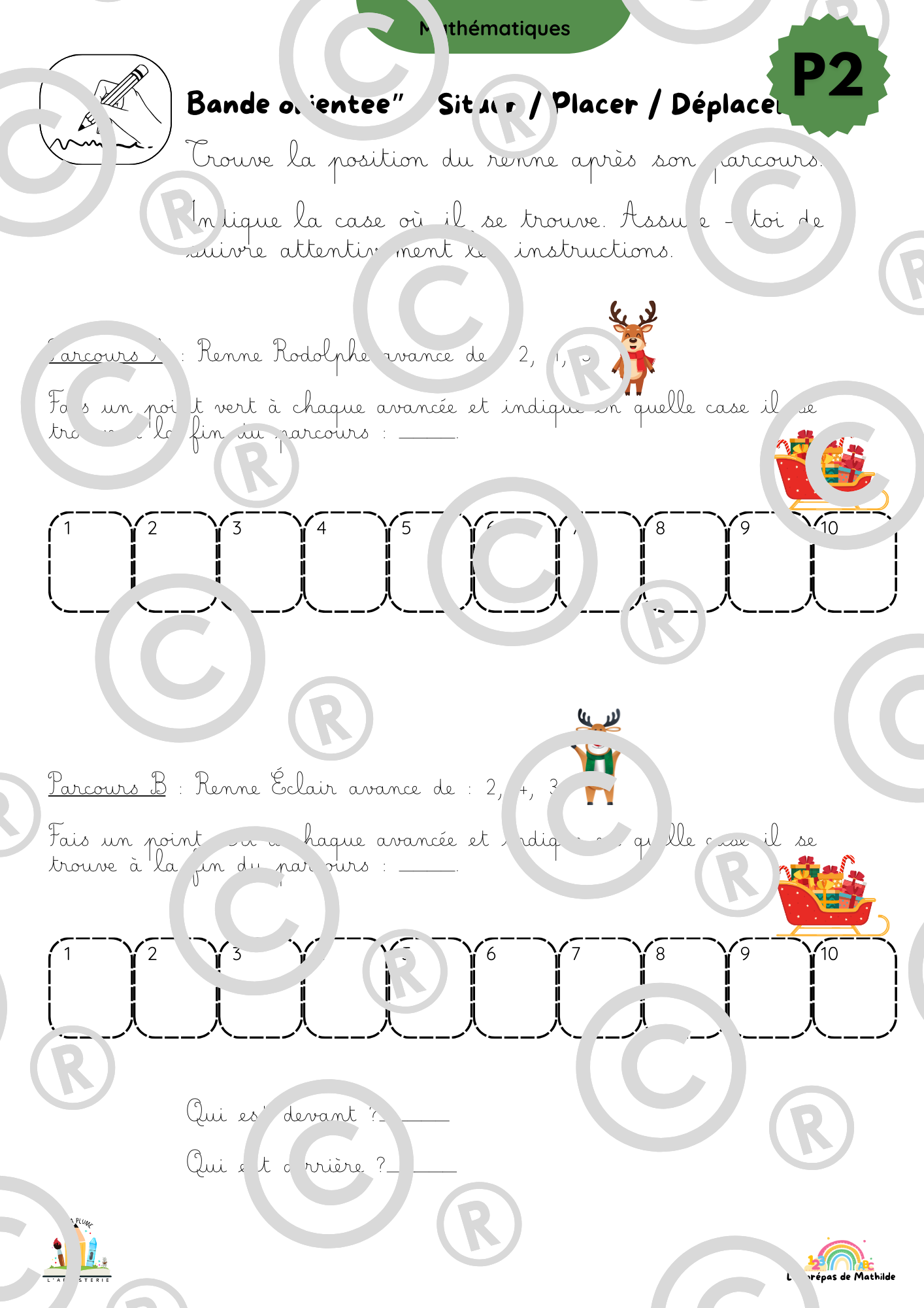 Cahiers autonomes : Noël (Accueil, M1, M2,M3,P1, P2)