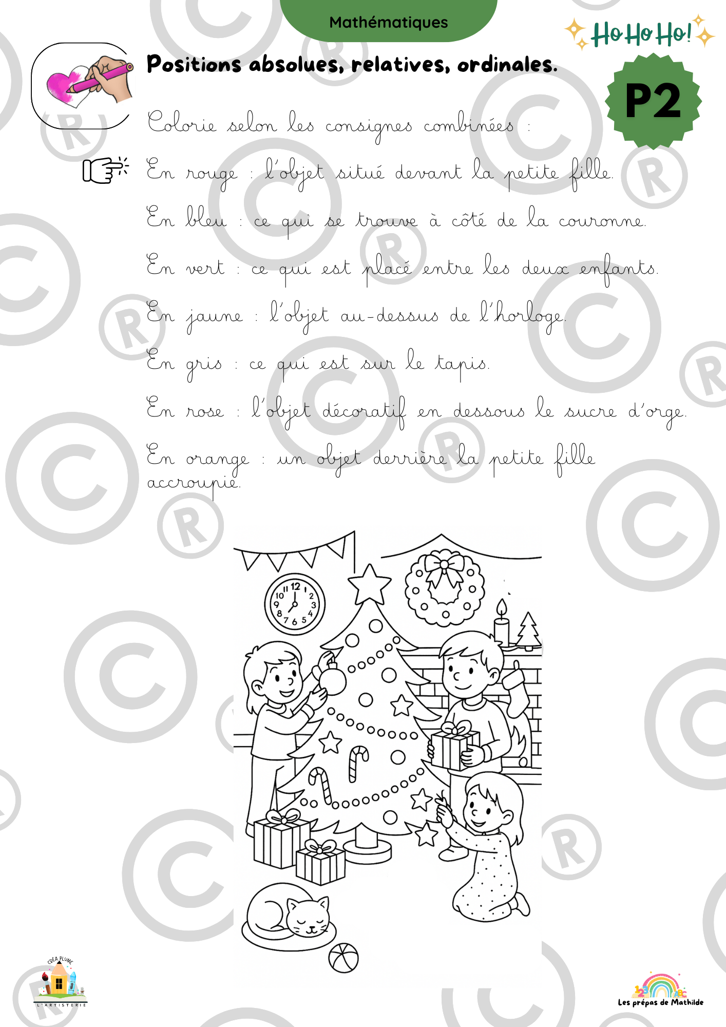 Cahiers autonomes : Noël (Accueil, M1, M2,M3,P1, P2)