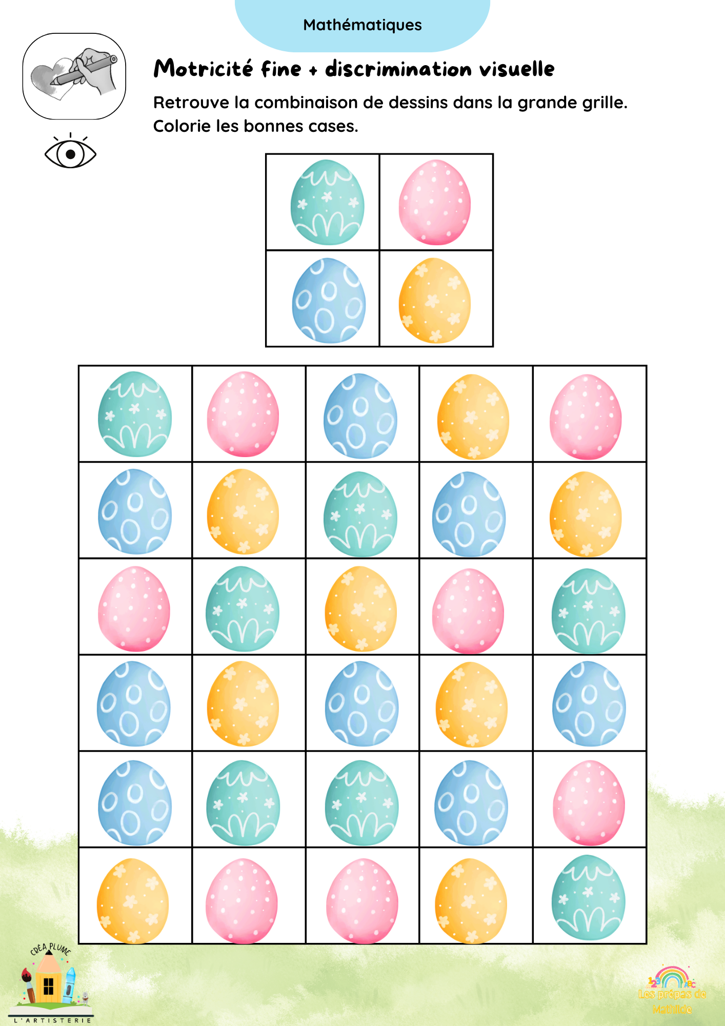 🐰 Cahiers autonomes – Pâques & Printemps | ACC · M1 · M2 · M3