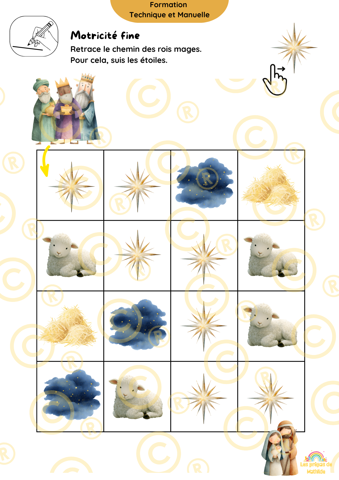 Cahiers autonomes : l'Épiphanie/Galette des rois (Accueil, M1, M2,M3)