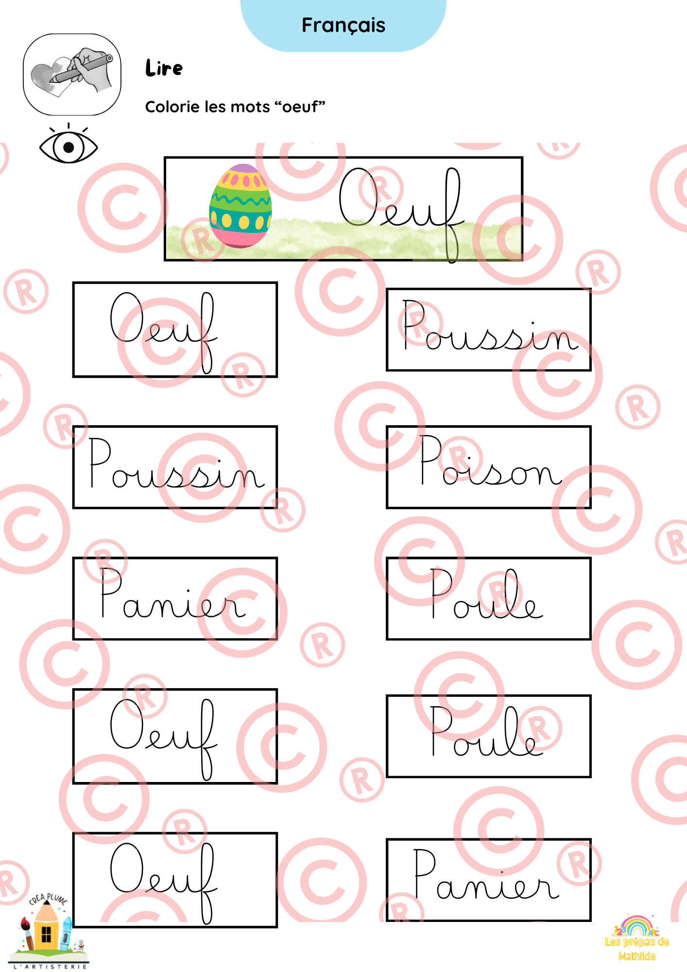 🐰 Cahiers autonomes – Pâques & Printemps | ACC · M1 · M2 · M3