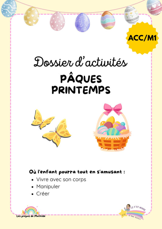 Mini-Dossier de Manipulation et de “Vivre avec le Corps” Pâques/Printemps
