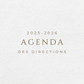Agenda des Directions 2025/2026 - PDF