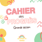 Pack : les cahiers des progrès