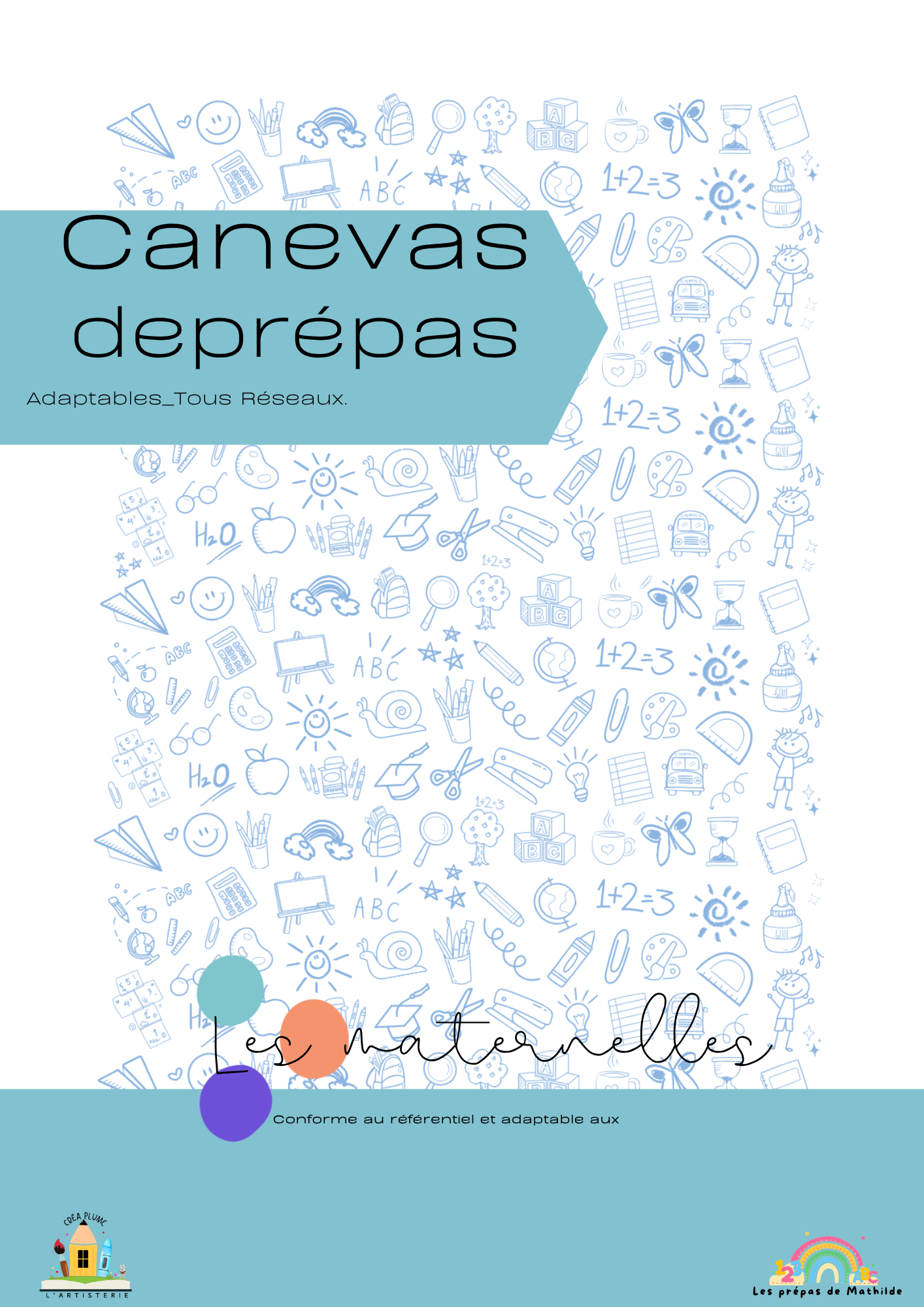 Super Pack Maternelle CECP+ SEGEC | Canva de prépas modifiables