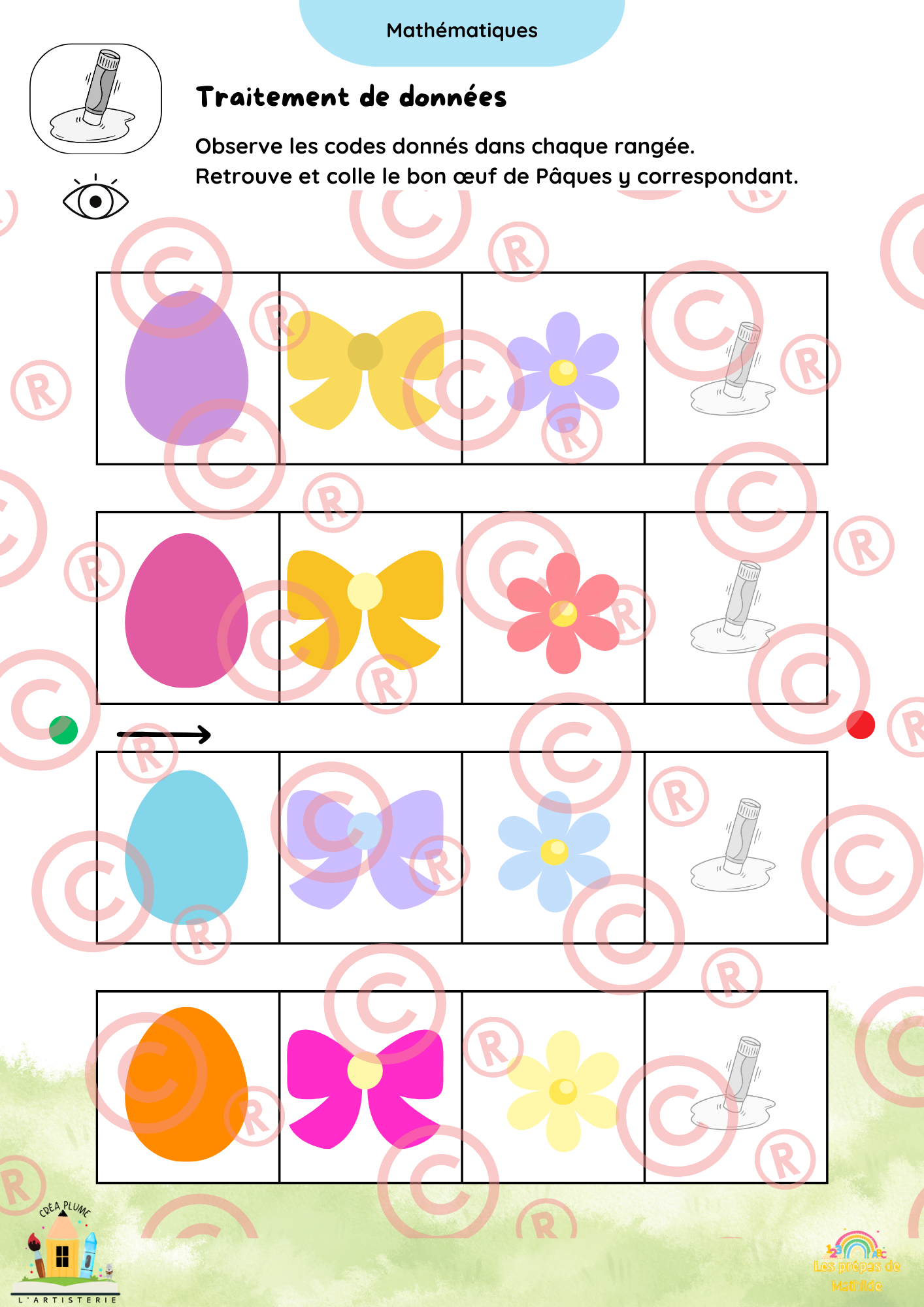 🐰 Cahiers autonomes – Pâques & Printemps | ACC · M1 · M2 · M3