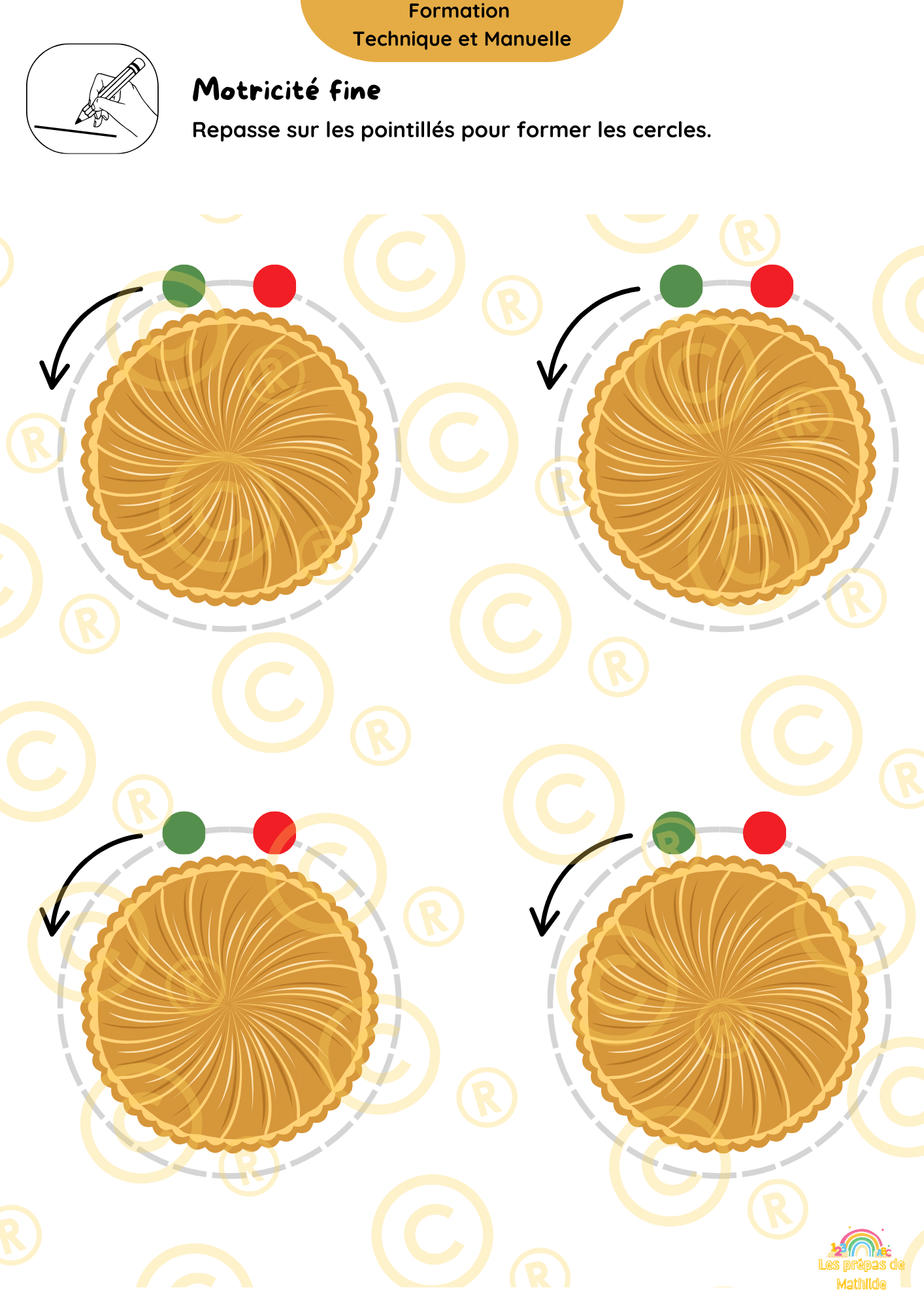 Cahiers autonomes : l'Épiphanie/Galette des rois (Accueil, M1, M2,M3)