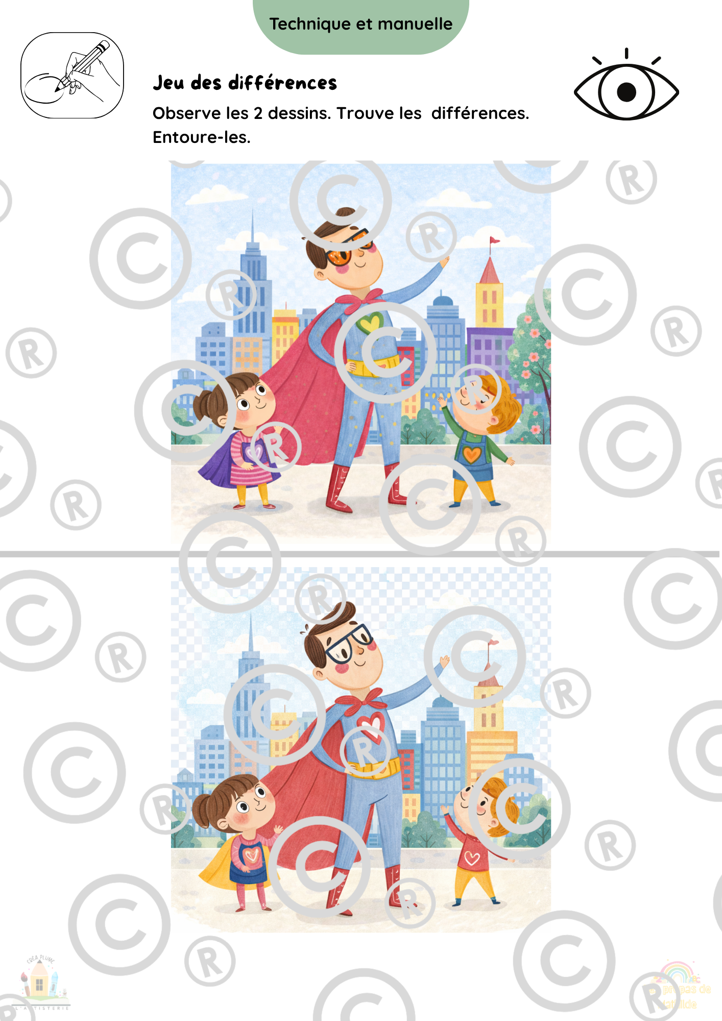 💐👨‍👧‍👦 Cahiers autonomes fêtes des mères & fêtes des pères 🎁