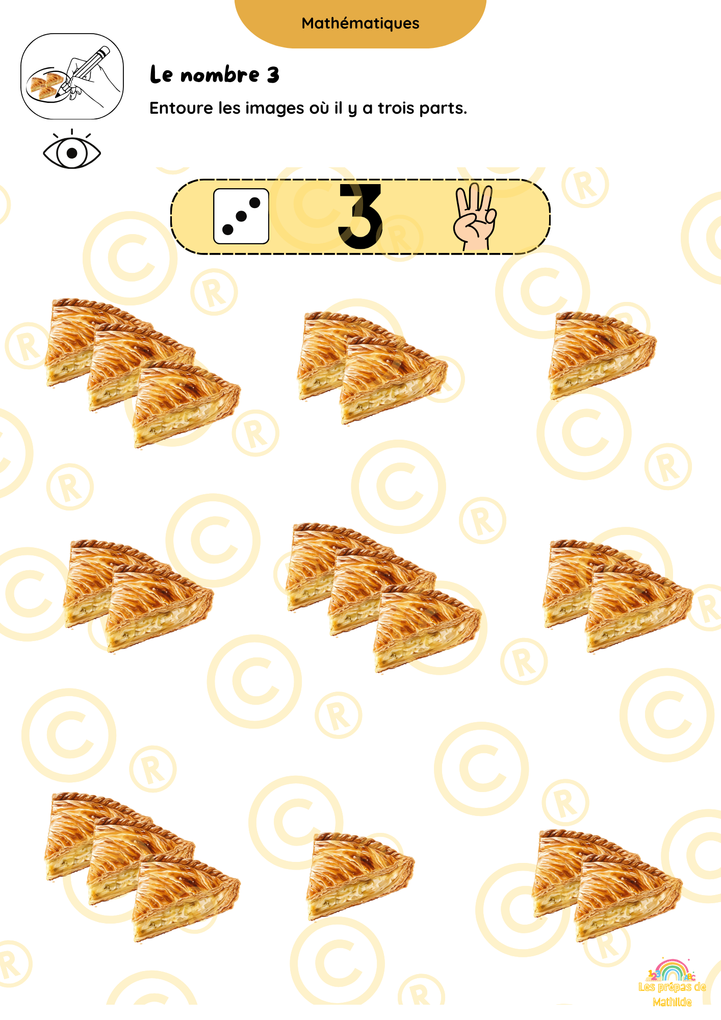Cahiers autonomes : l'Épiphanie/Galette des rois (Accueil, M1, M2,M3)