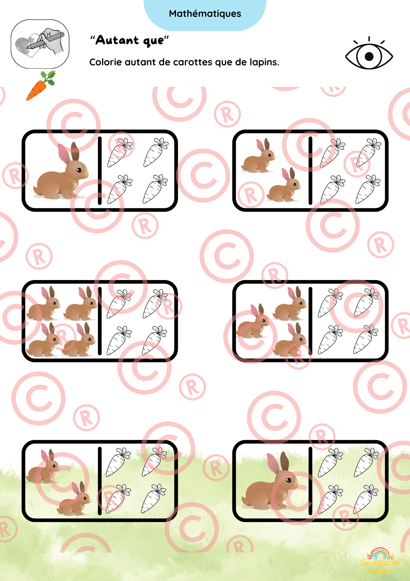 🐰 Cahiers autonomes – Pâques & Printemps | ACC · M1 · M2 · M3