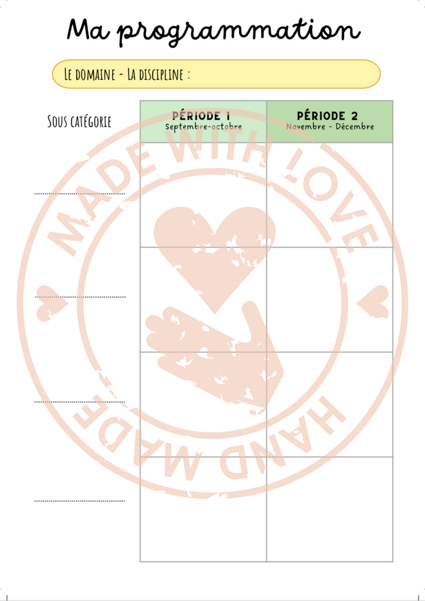 Pack de pages additionnelles pour l'agenda de l'enseignants (BE)