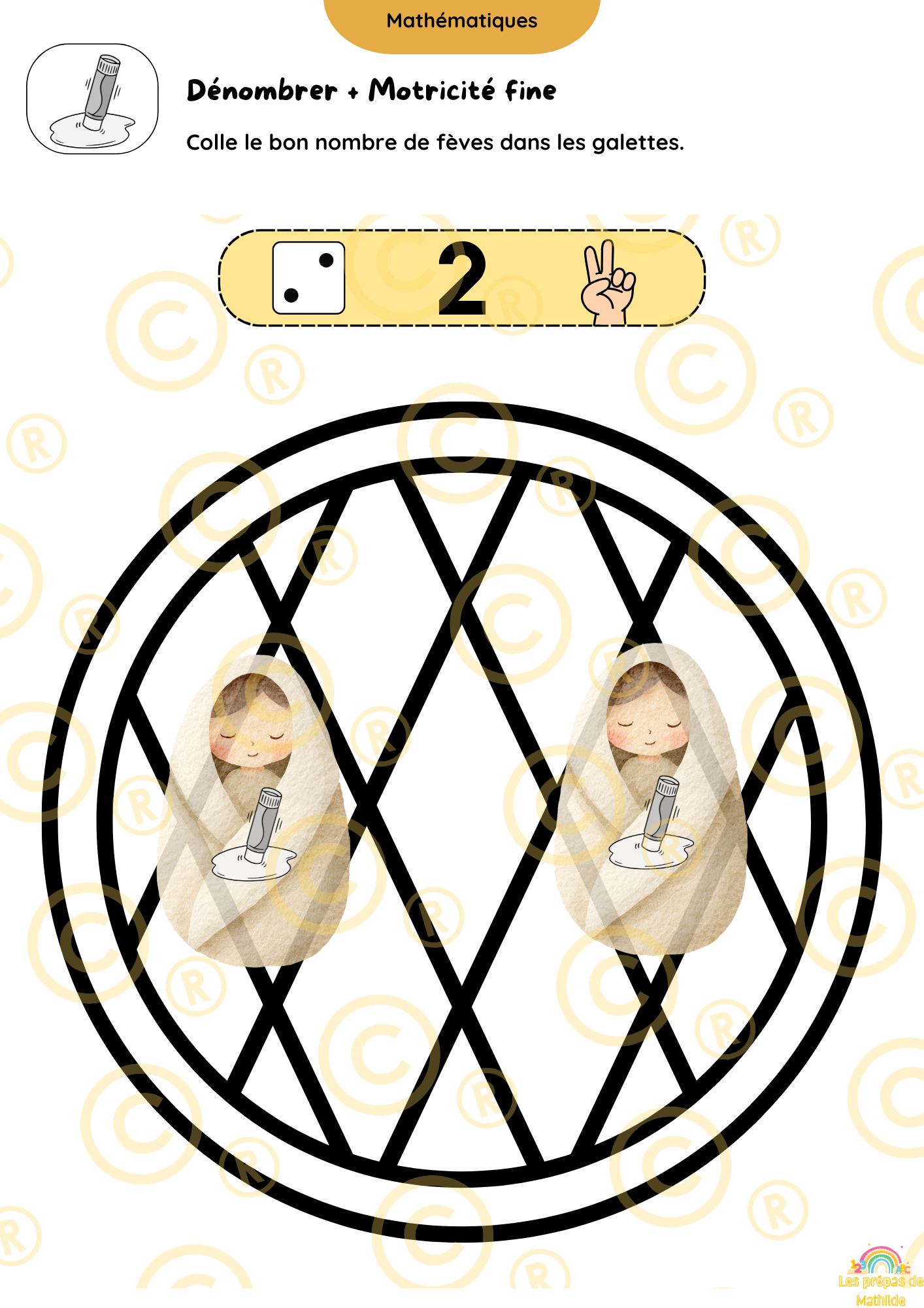 Cahiers autonomes : l'Épiphanie/Galette des rois (Accueil, M1, M2,M3)