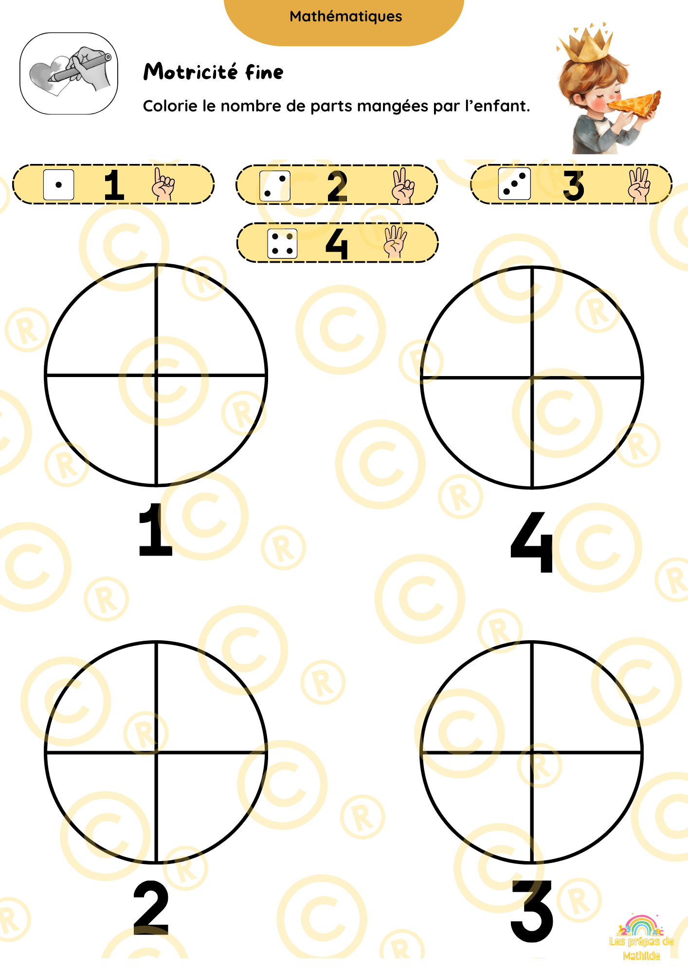 Cahiers autonomes : l'Épiphanie/Galette des rois (Accueil, M1, M2,M3)