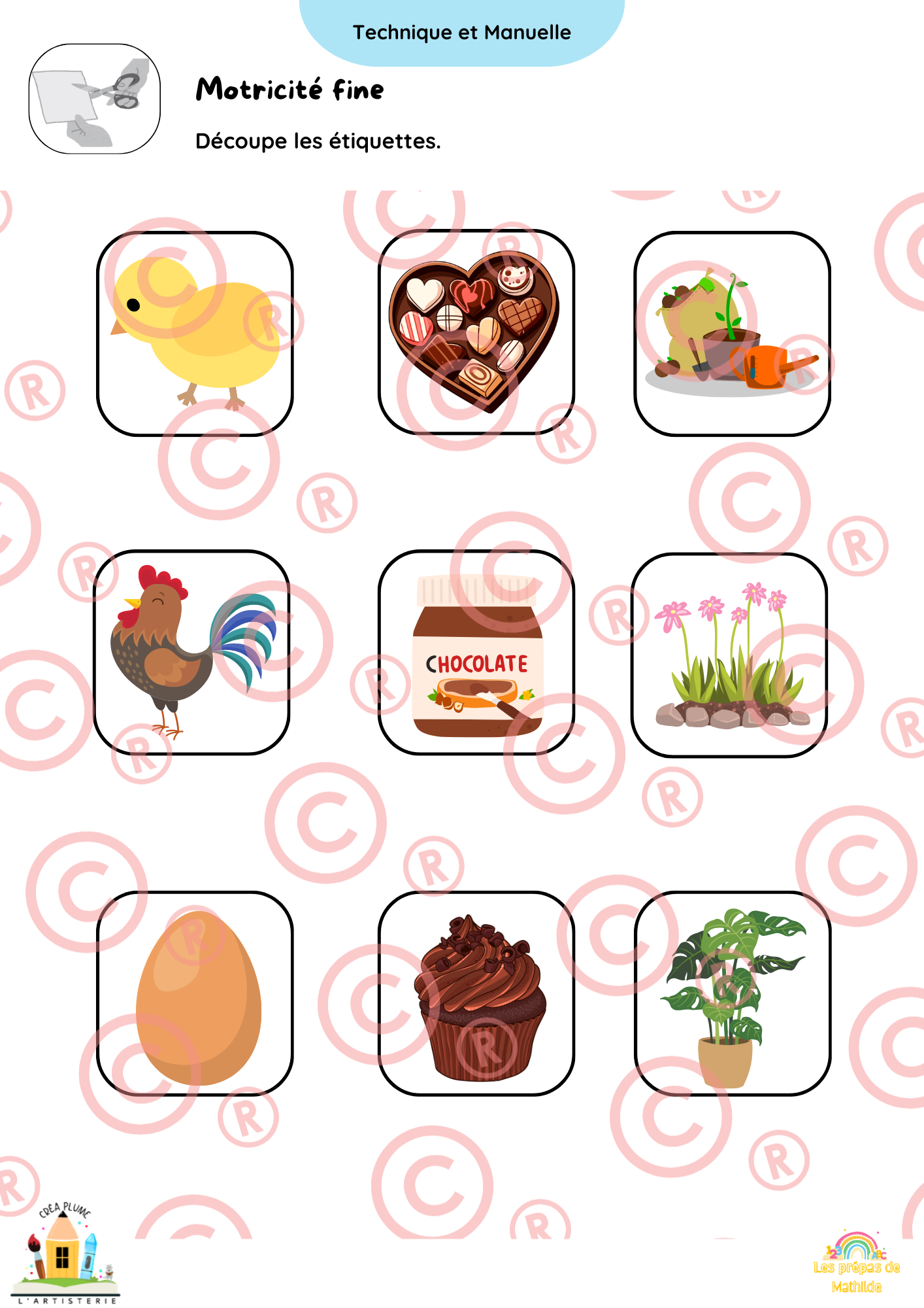 🐰 Cahiers autonomes – Pâques & Printemps | ACC · M1 · M2 · M3