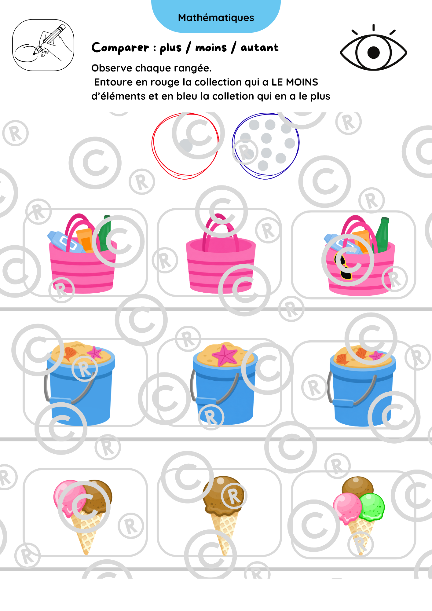 🌈🍦Cahiers autonomes été (ACC à M3)🍦🌈