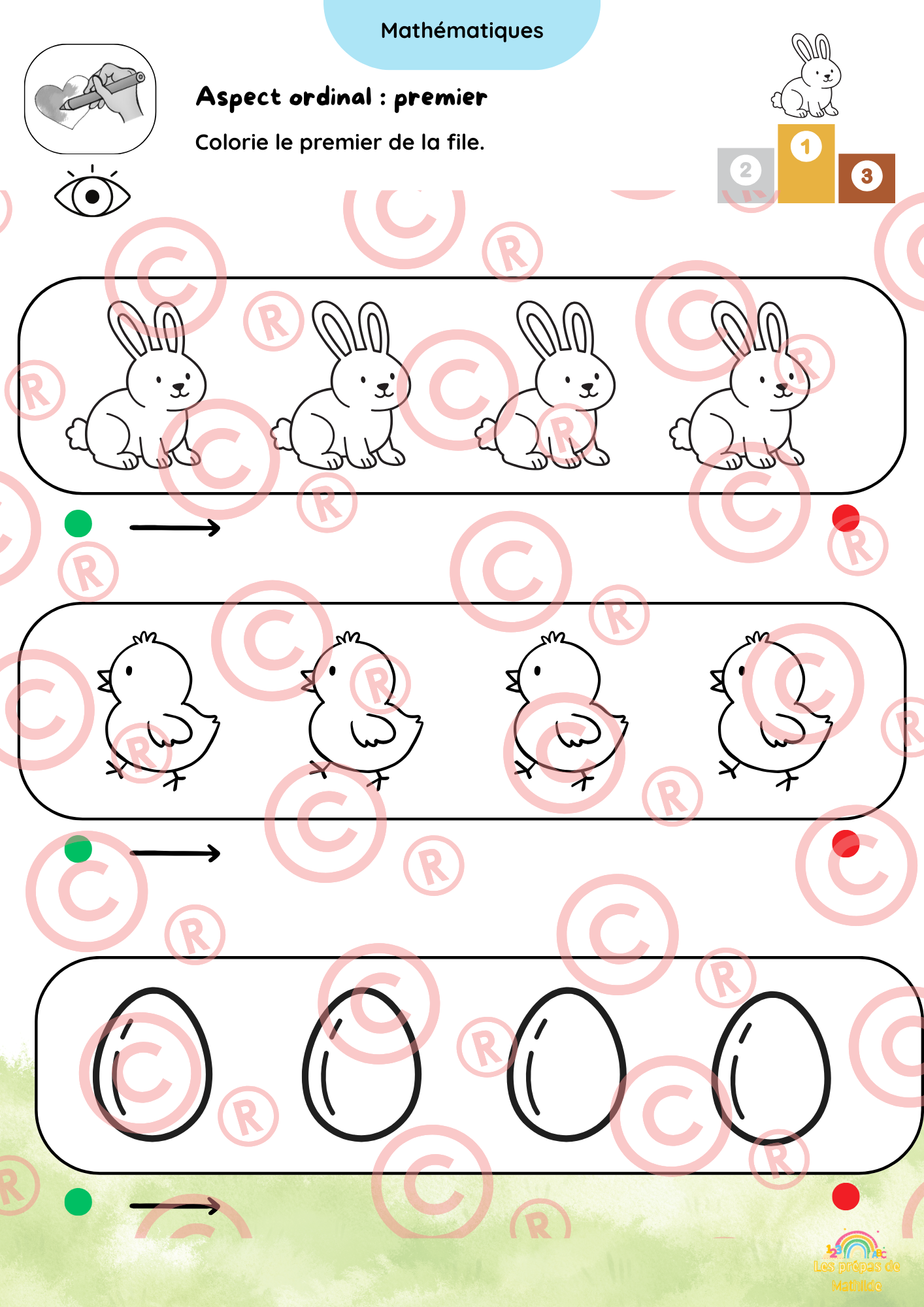 🐰 Cahiers autonomes – Pâques & Printemps | ACC · M1 · M2 · M3