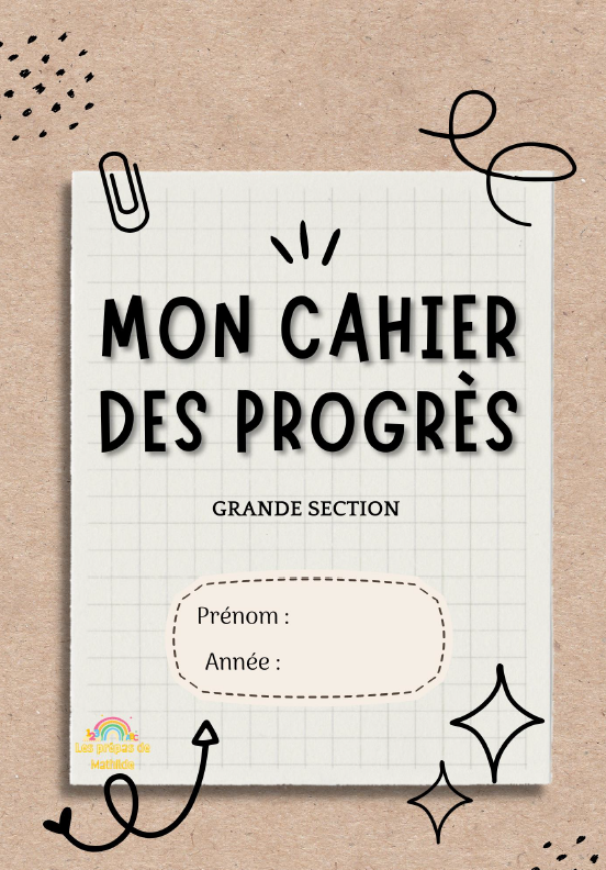 Grande section - Cahier des progrès