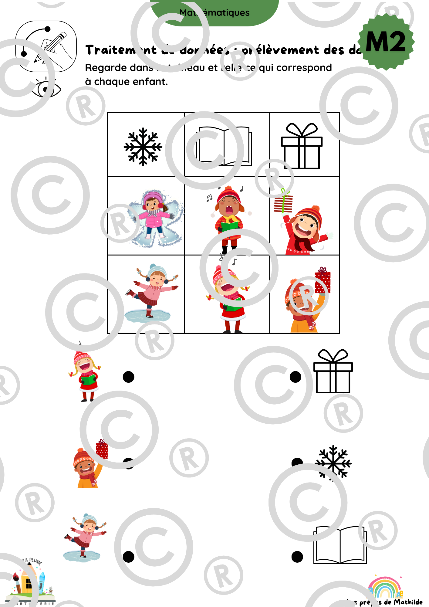 Cahiers autonomes : Noël (Accueil, M1, M2,M3,P1, P2)