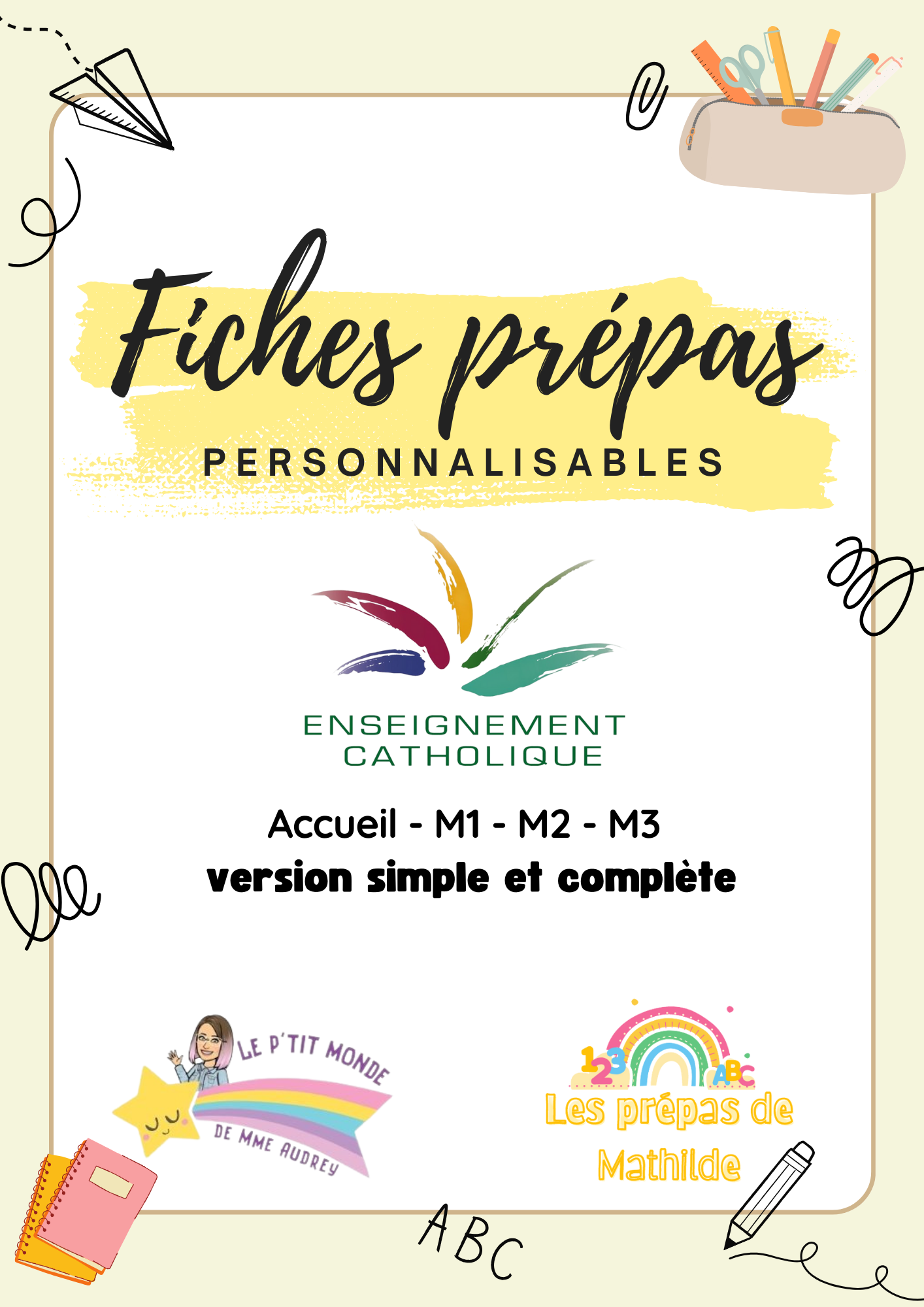 Fiches prépas personnalisables - SEGEC