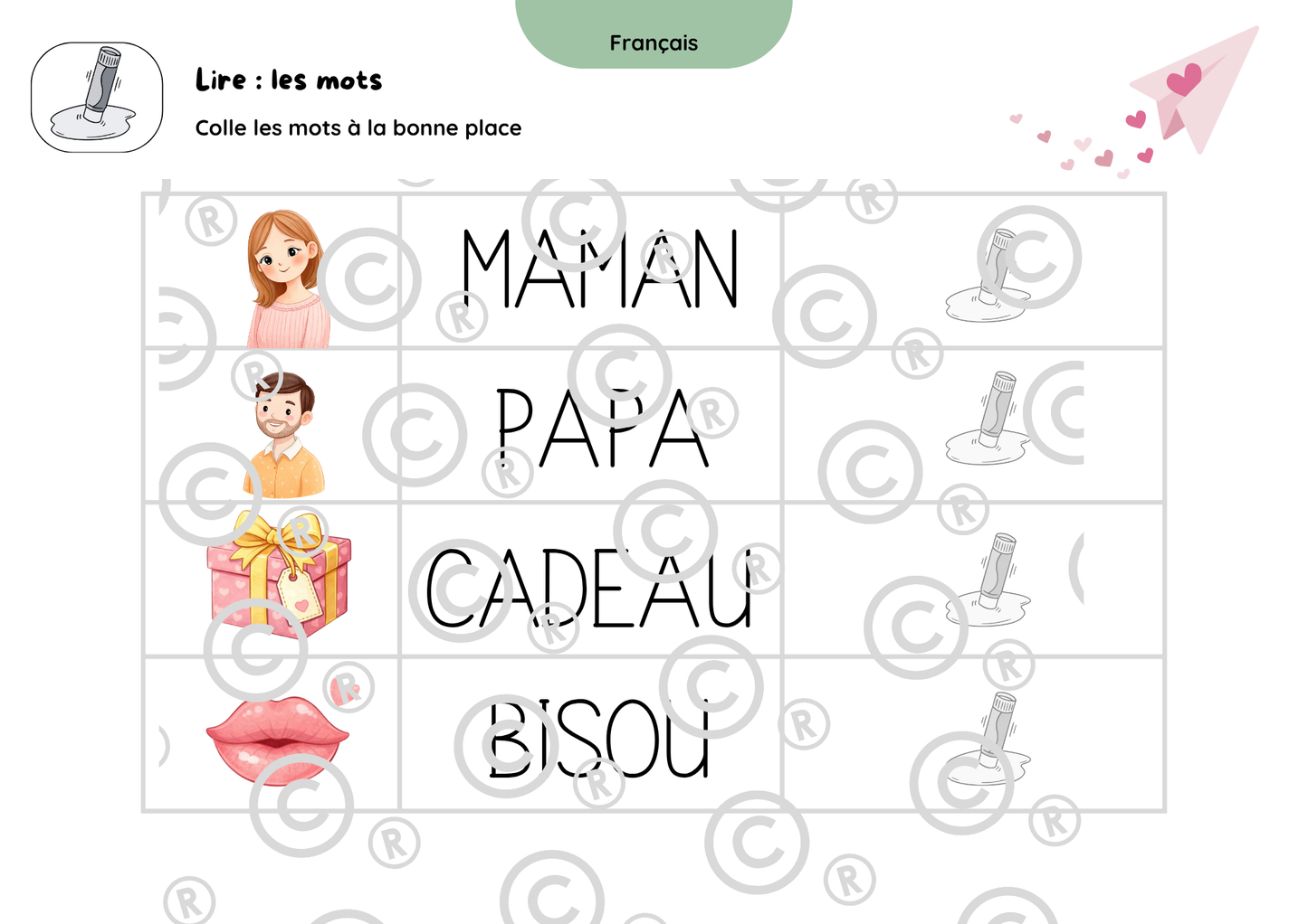 💐👨‍👧‍👦 Cahiers autonomes fêtes des mères & fêtes des pères 🎁