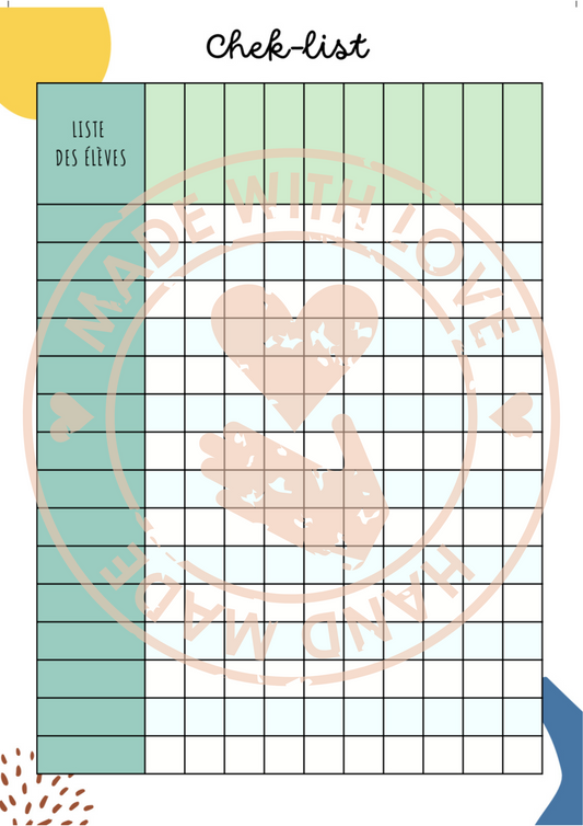 Pack de pages additionnelles pour l'agenda de l'enseignants (BE)