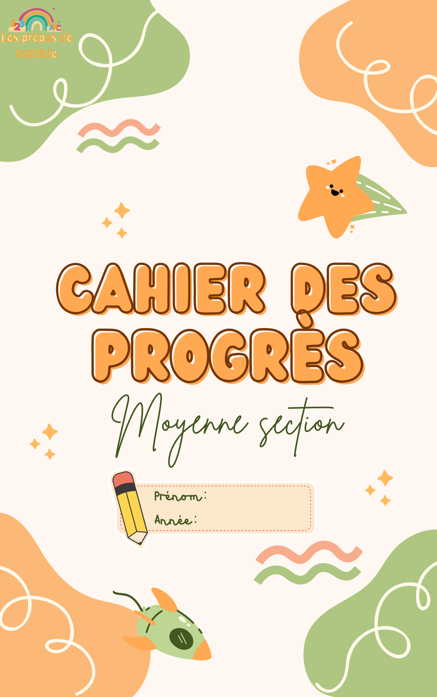 Moyenne section - cahier des progrès