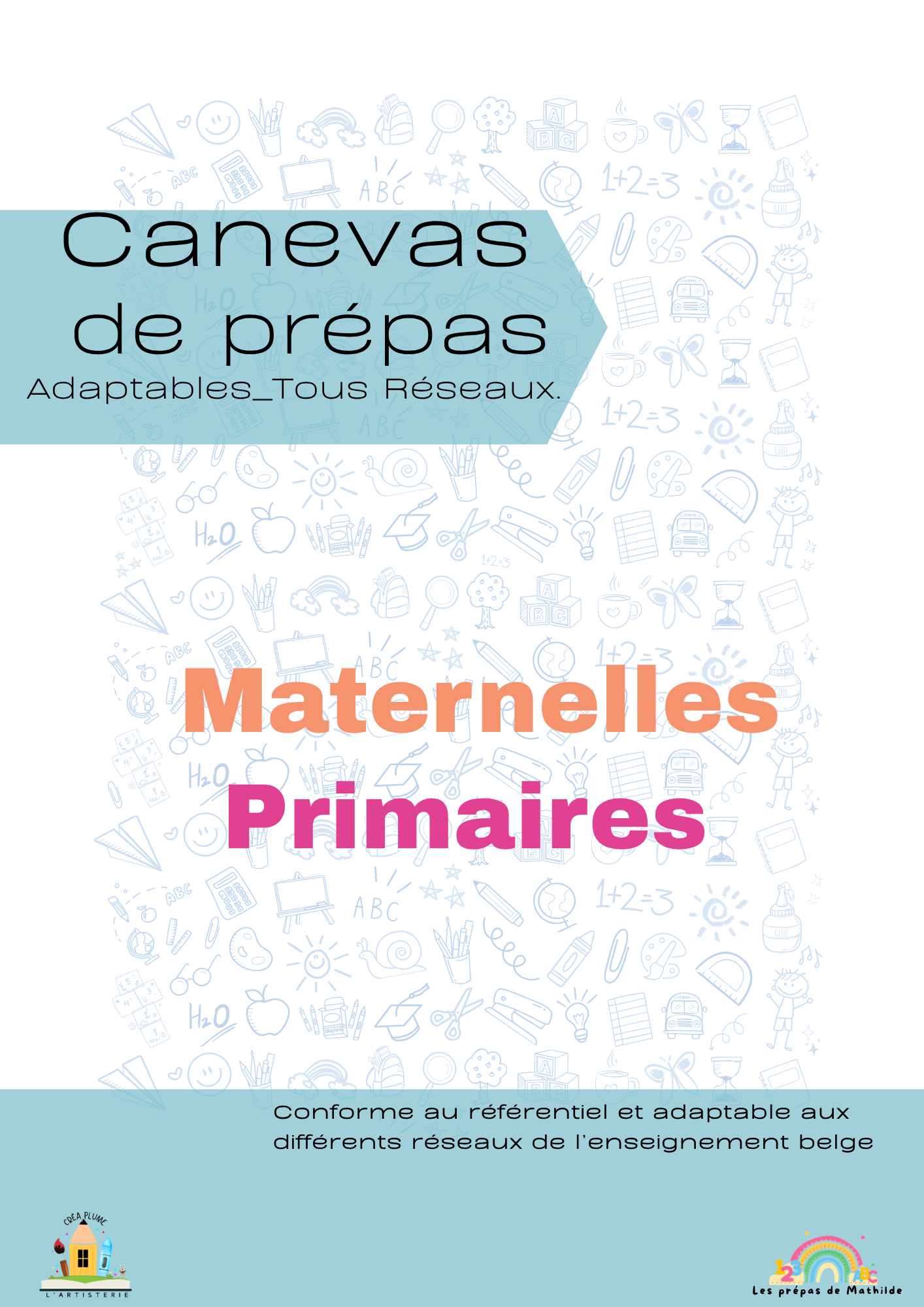 Pack ULTIME Maternelle & Primaire CECP+SEGEC | Canva de prépas adaptables