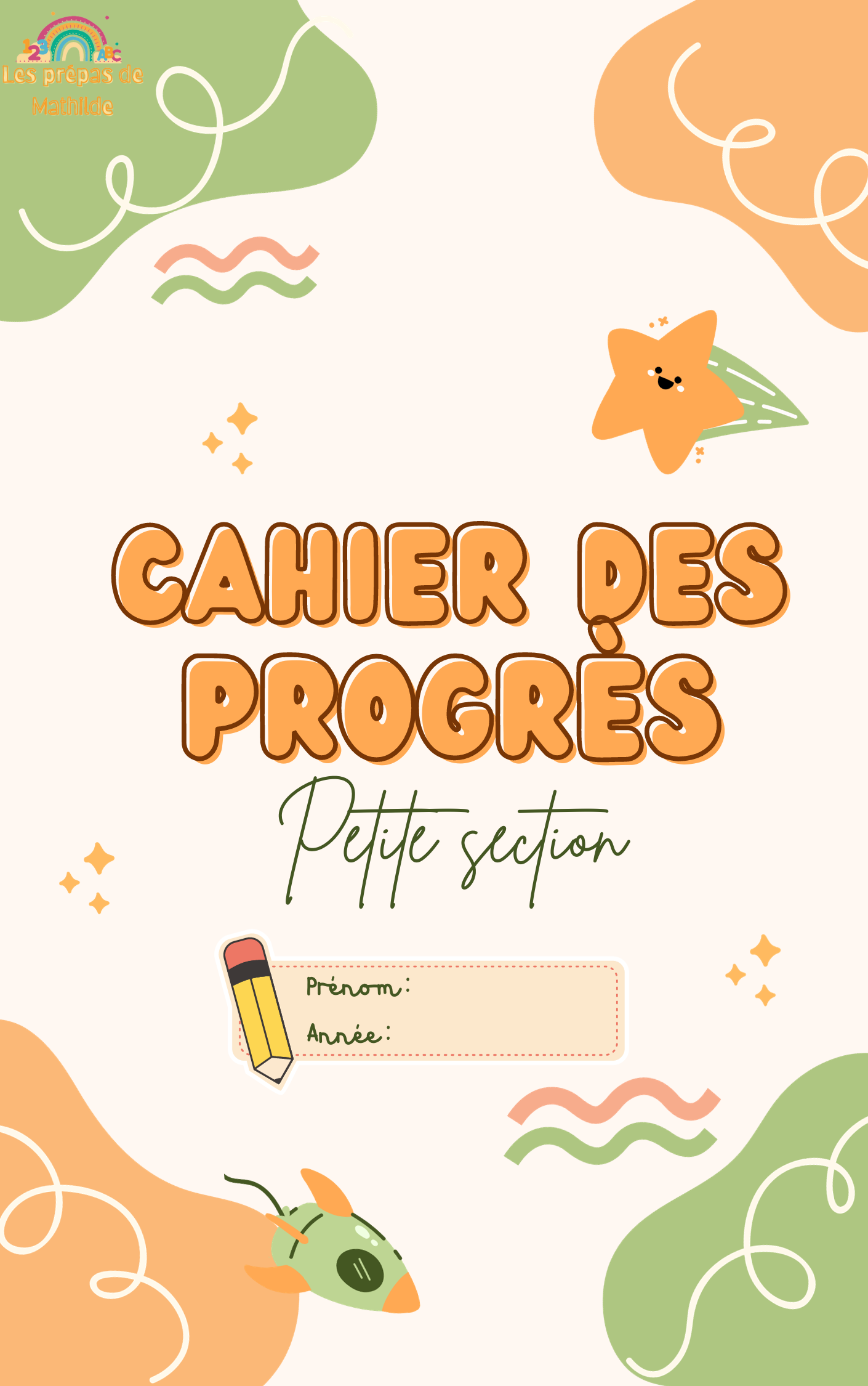 Petite section - Cahier des progrès