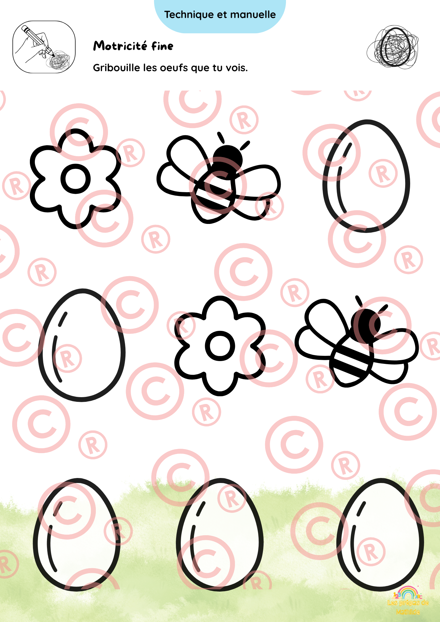 🐰 Cahiers autonomes – Pâques & Printemps | ACC · M1 · M2 · M3