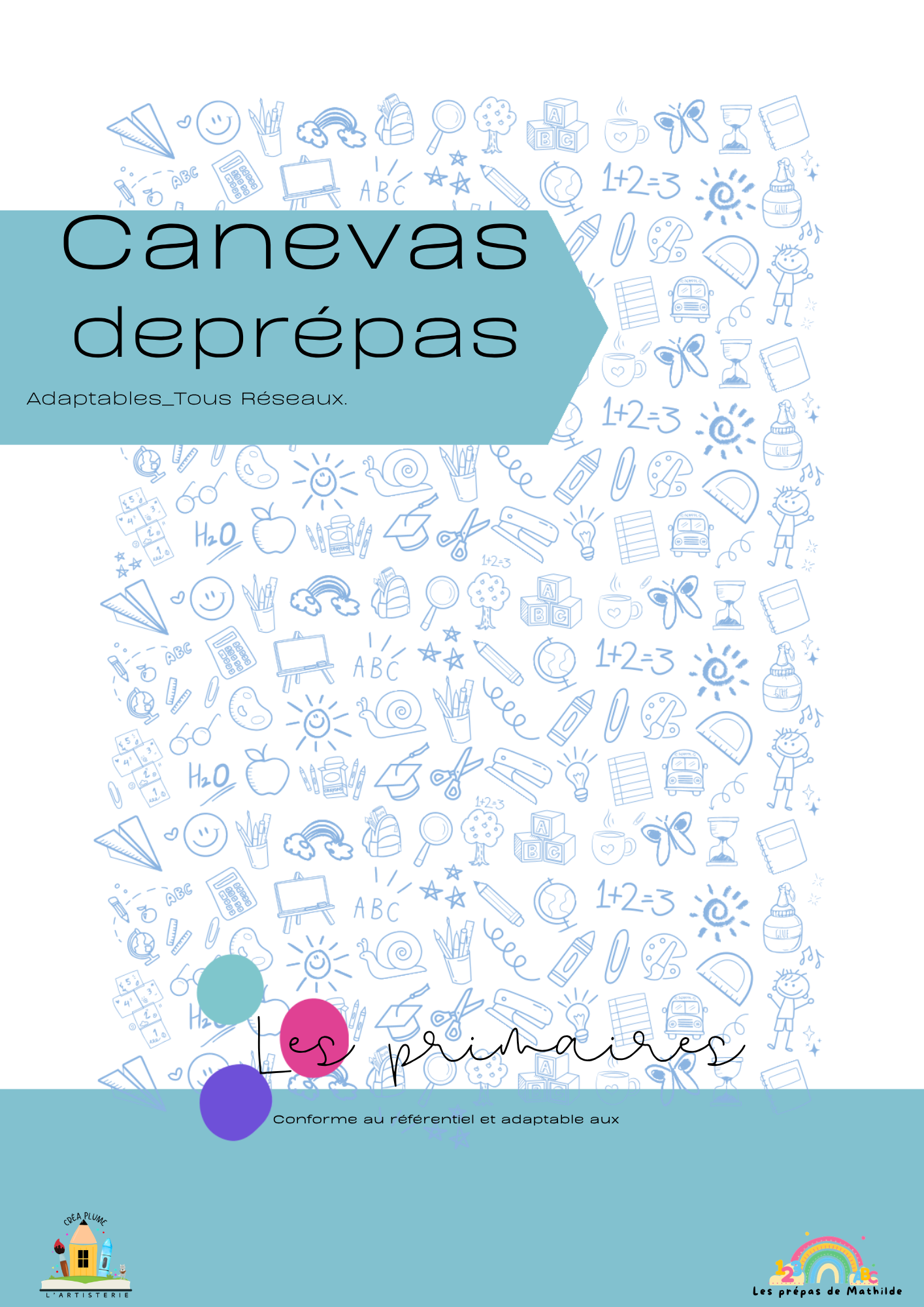 Pack Maternelle CECP | Canva de prépas modifiables