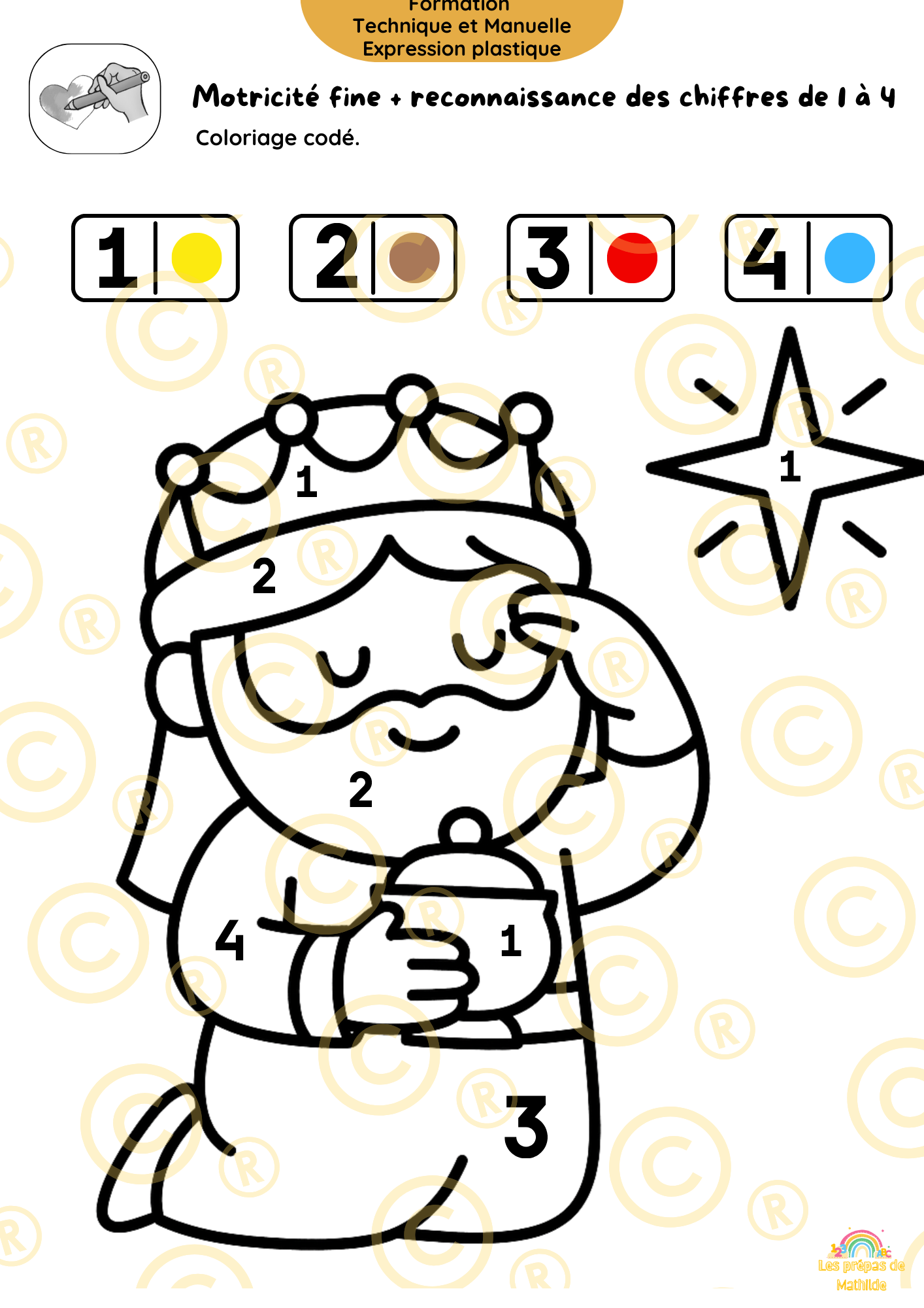 Cahiers autonomes : l'Épiphanie/Galette des rois (Accueil, M1, M2,M3)