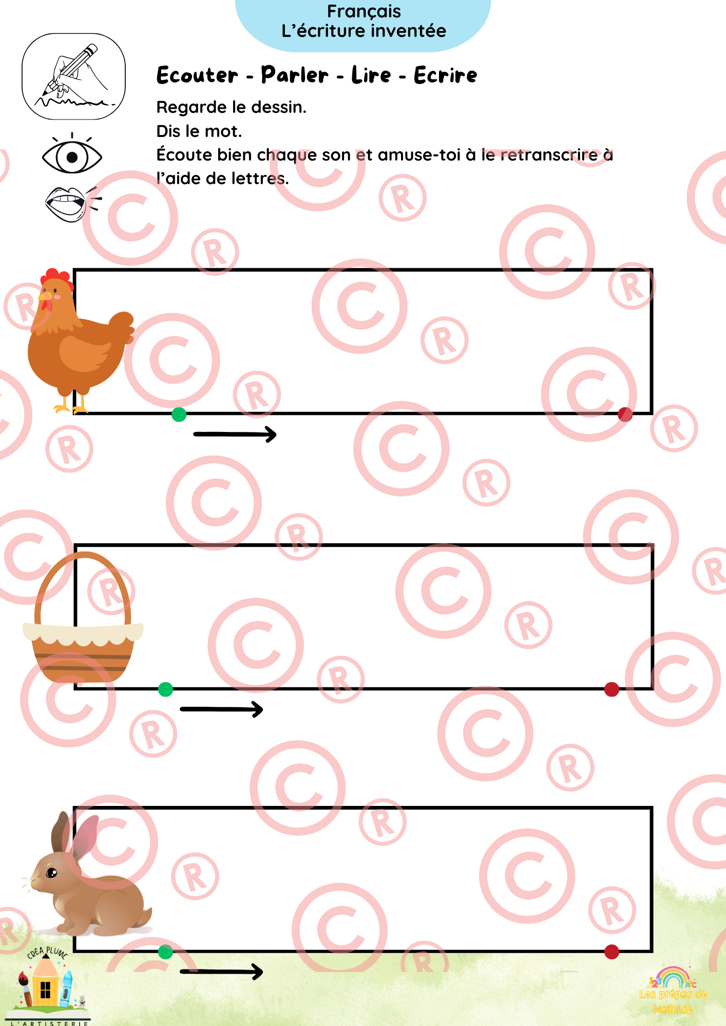 🐰 Cahiers autonomes – Pâques & Printemps | ACC · M1 · M2 · M3