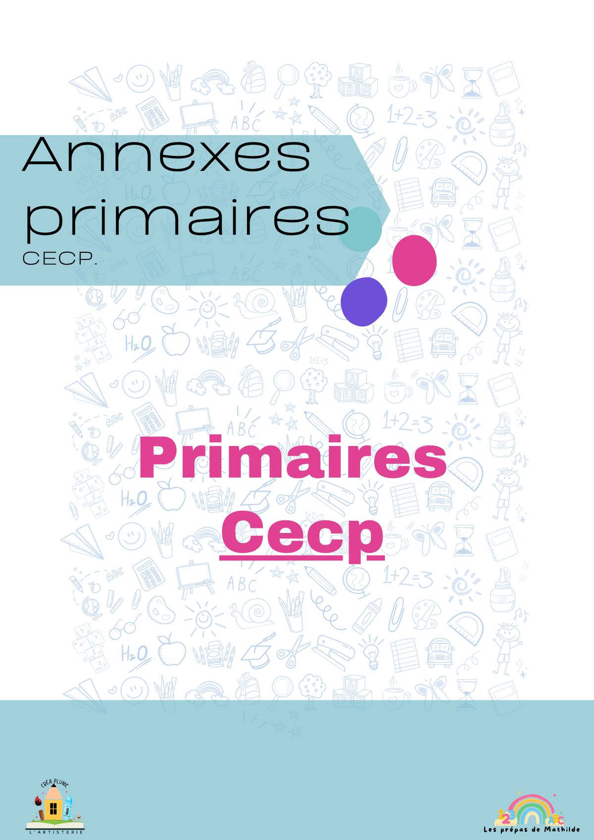 Primaire CECP et WBE | Canva de prépas adaptables PDF