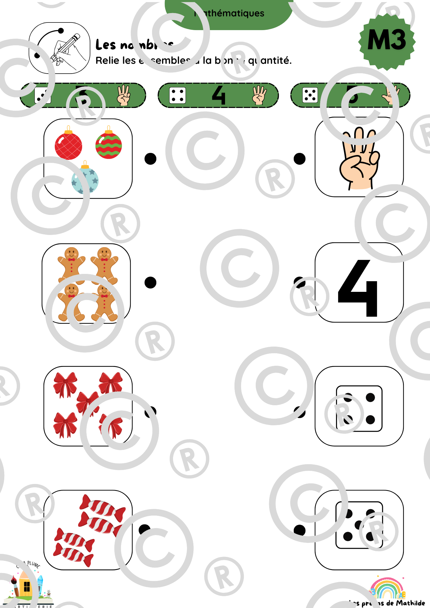 Cahiers autonomes : Noël (Accueil, M1, M2,M3,P1, P2)