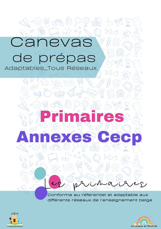 Primaire CECP | Canva de prépas adaptables