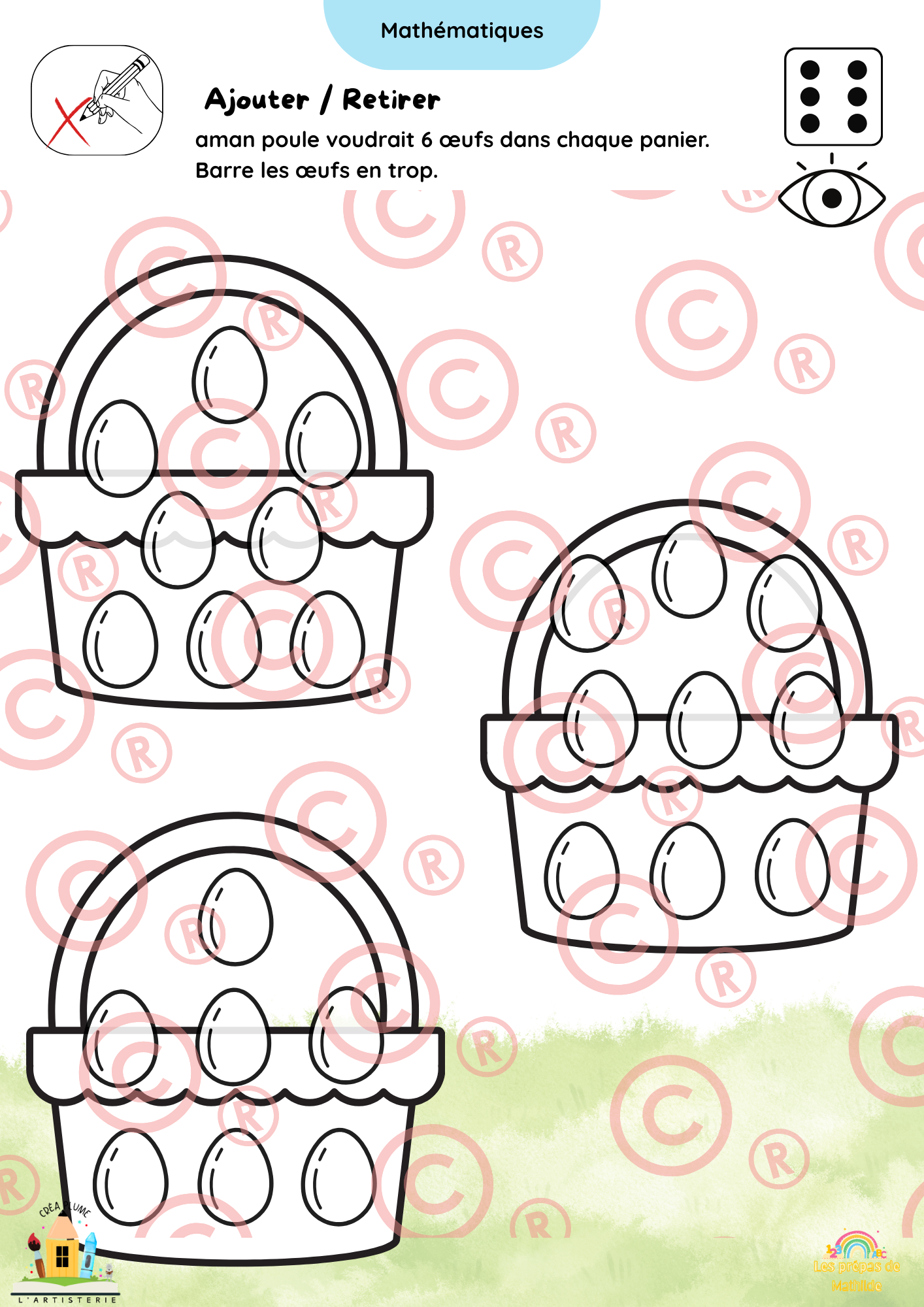 🐰 Cahiers autonomes – Pâques & Printemps | ACC · M1 · M2 · M3