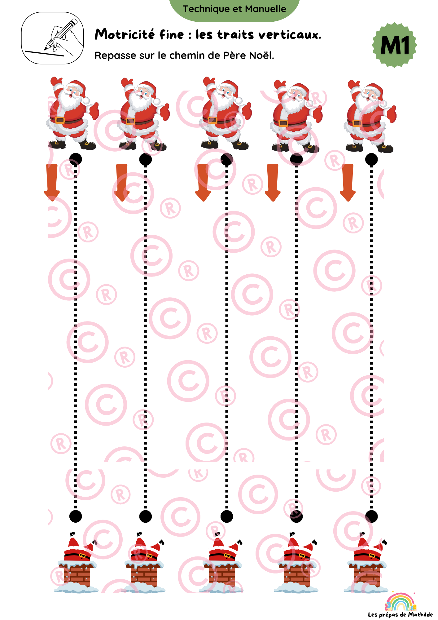 Cahiers autonomes : Noël (Accueil, M1, M2,M3,P1, P2)