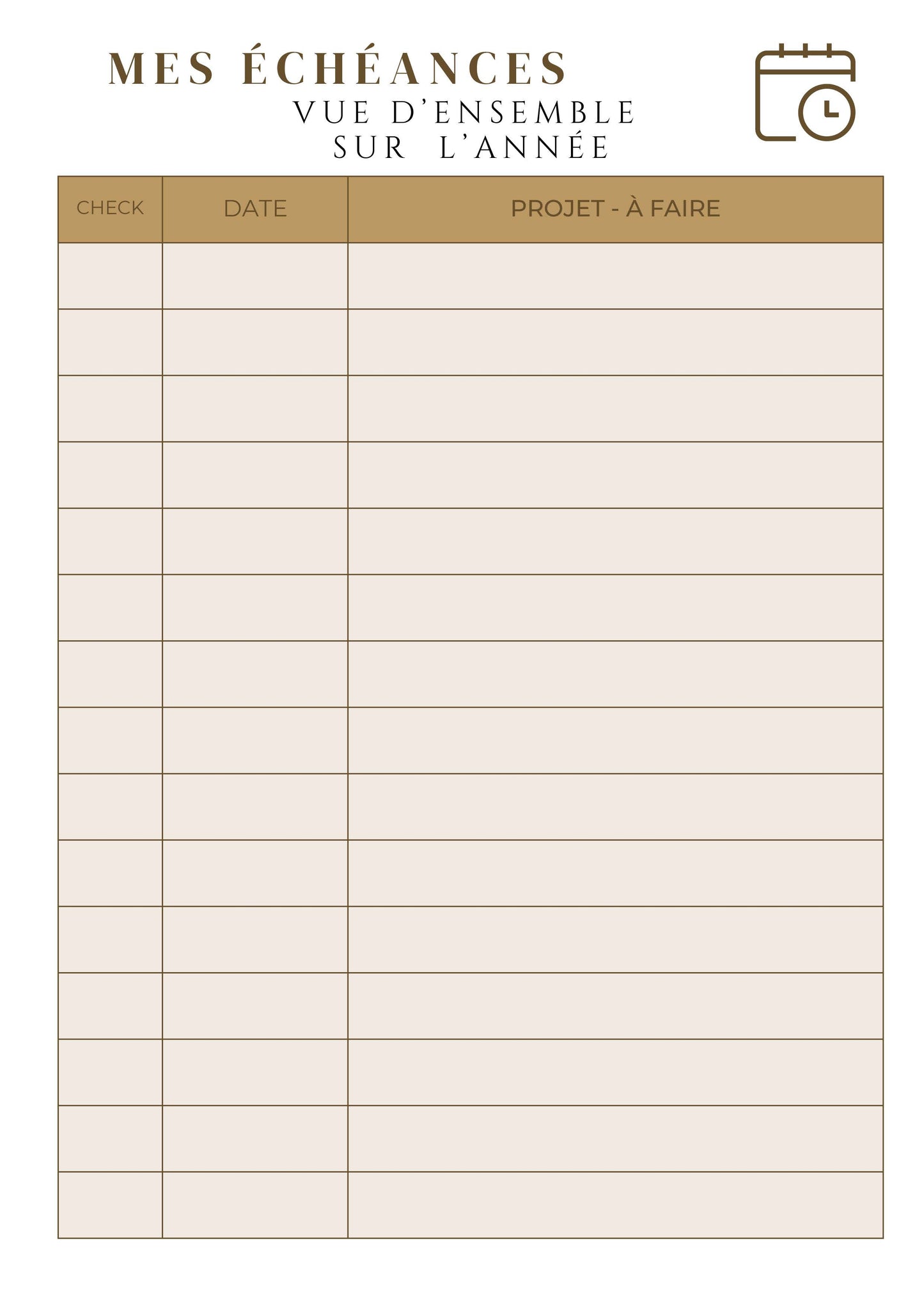 Agenda des Directions 2026/2027 - PDF